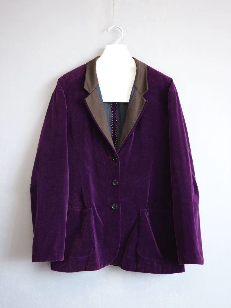 Yohji Yamamoto97SS reversible velour jacket 2503-Nextarrow