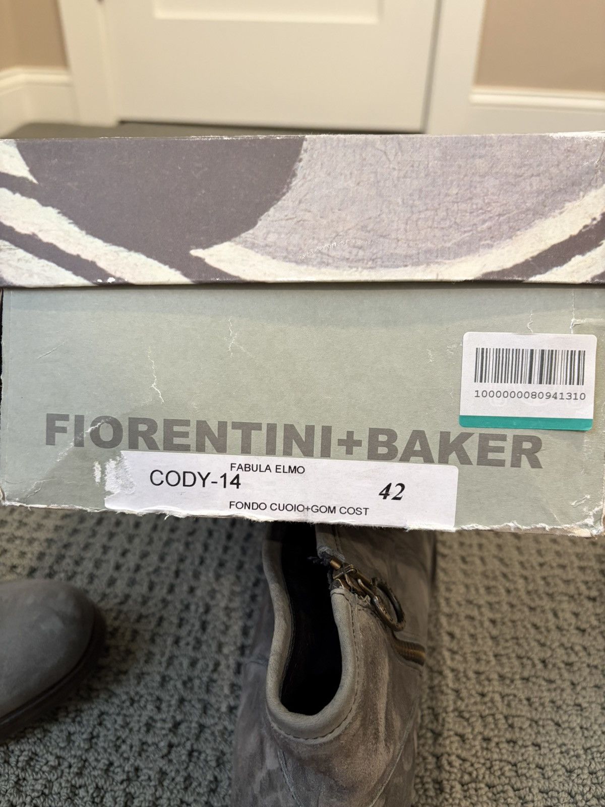 Fiorentini + Baker Classic gray suede ankle boots made in Italy like brand new Size US 9.5 / EU 42-43 - 6 Thumbnail