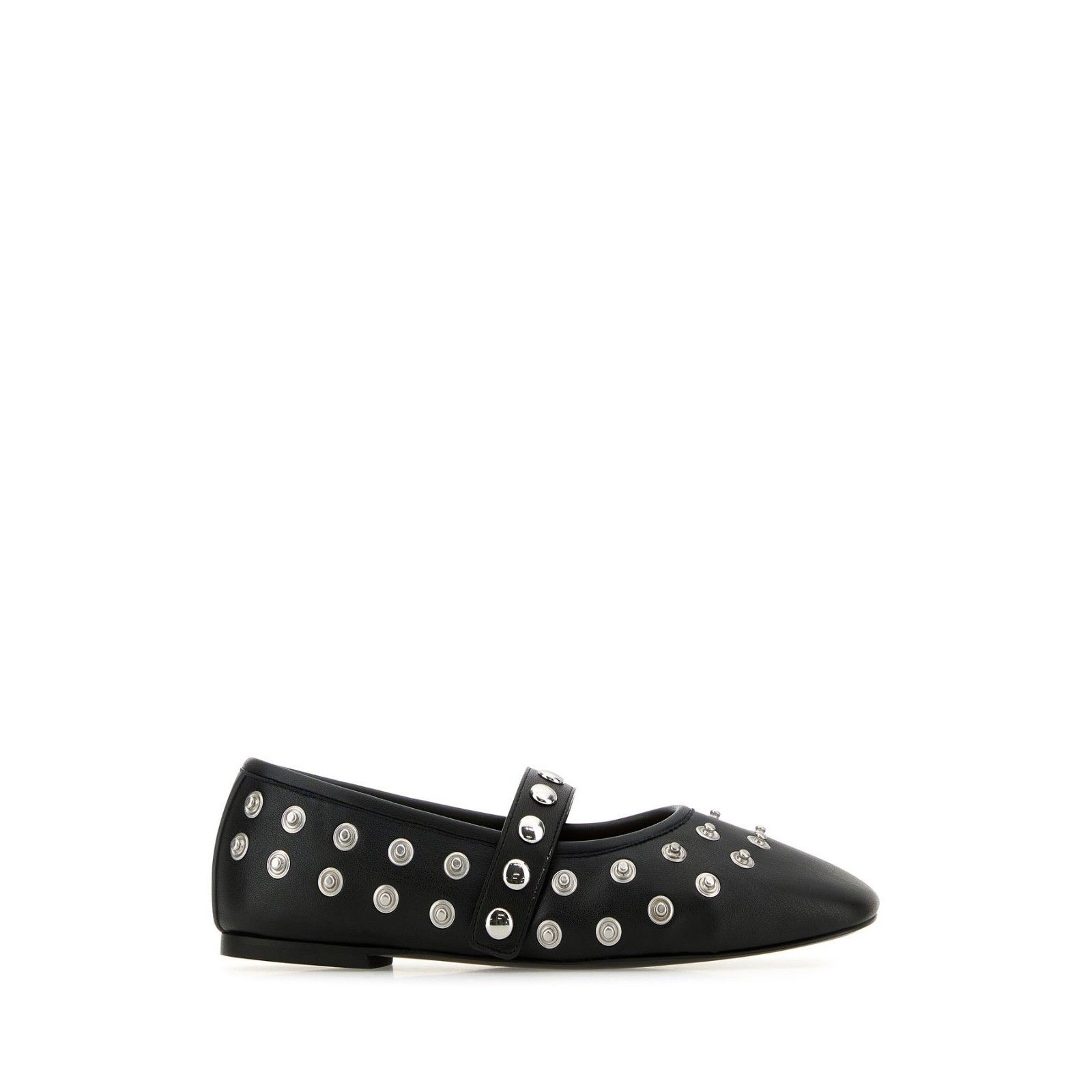 STELLA MCCARTNEY Studded Black Alter Mat Ballerina Flats New