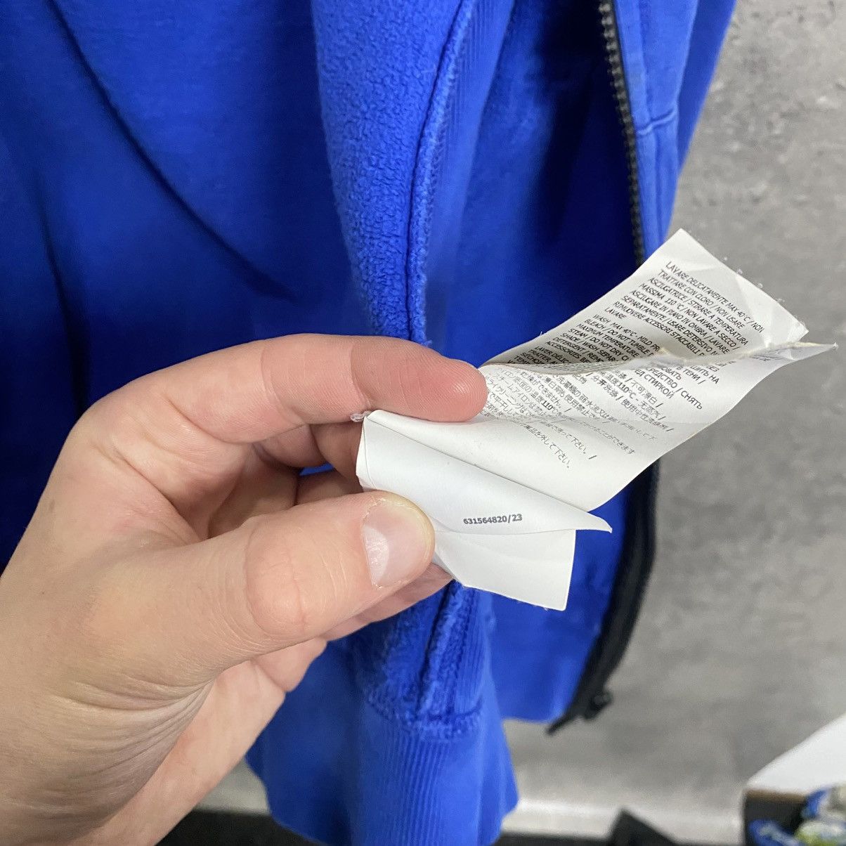 Stone Island 00s Vintage Stone Island Zip Hoodie Full Zip Blue Size US L / EU 52-54 / 3 - 18 Thumbnail