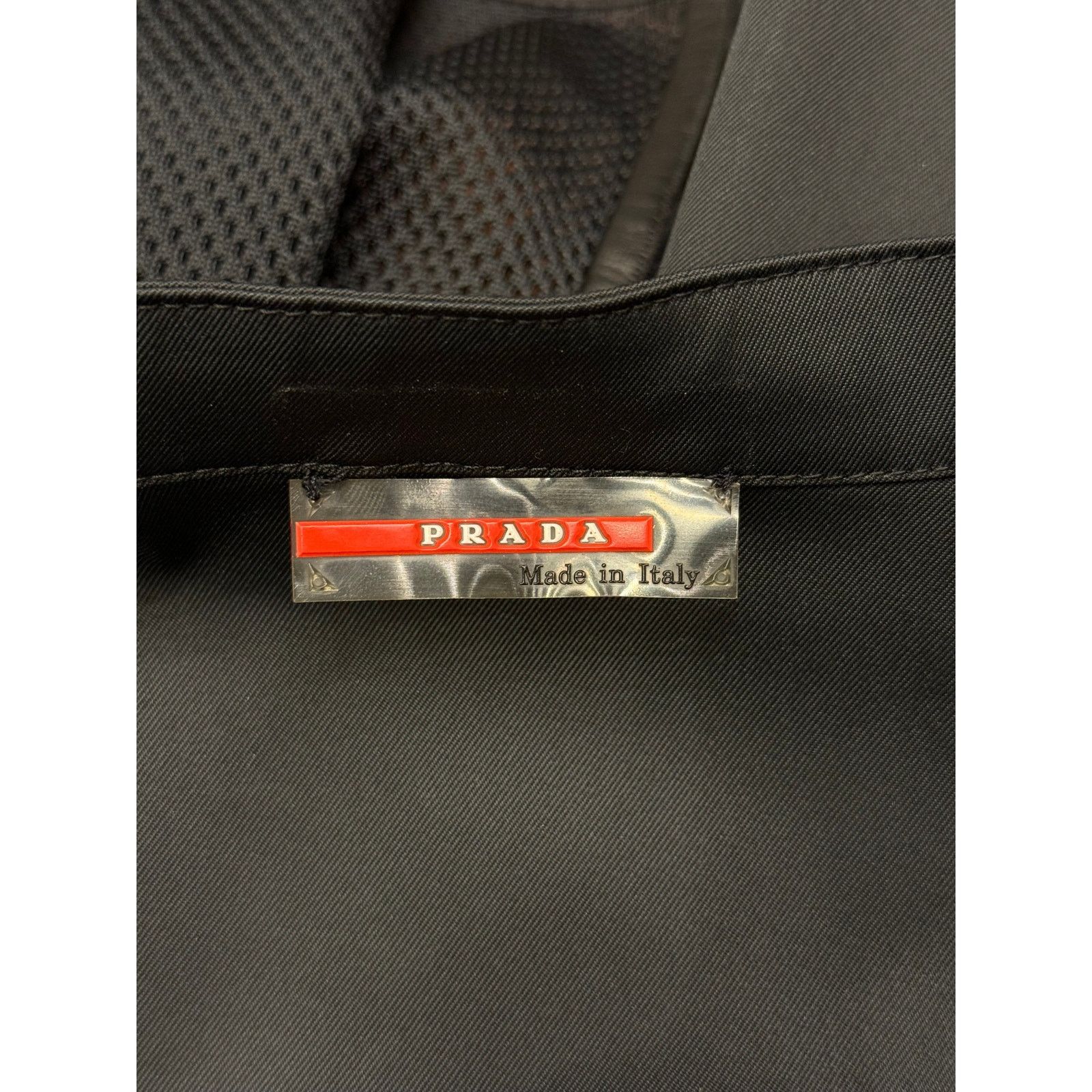 Prada 2000s Prada hybrid nylon jacket with leather trim Size M / US 6-8 / IT 42-44 - 7 Thumbnail