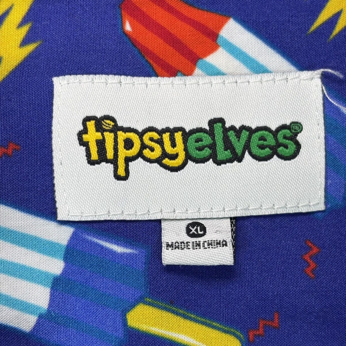 Tipsy Elves Tipsy Elves Popsicle Shirt Men Size XL Blue Short Sleeve Size US XL / EU 56 / 4 - 2 Thumbnail