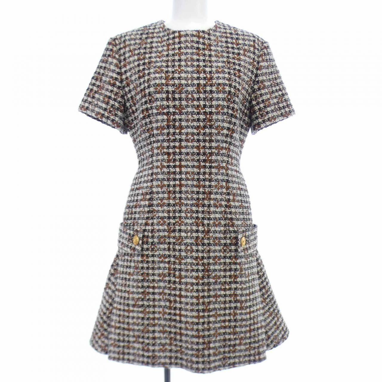 Louis Vuitton Louis Vuitton Louis Vuitton FNDR50JM9 Cashmere Blend Dress Others Dresses FNDR50JM9 DUTY FREE for USA Size ONE SIZE - 1 Thumbnail