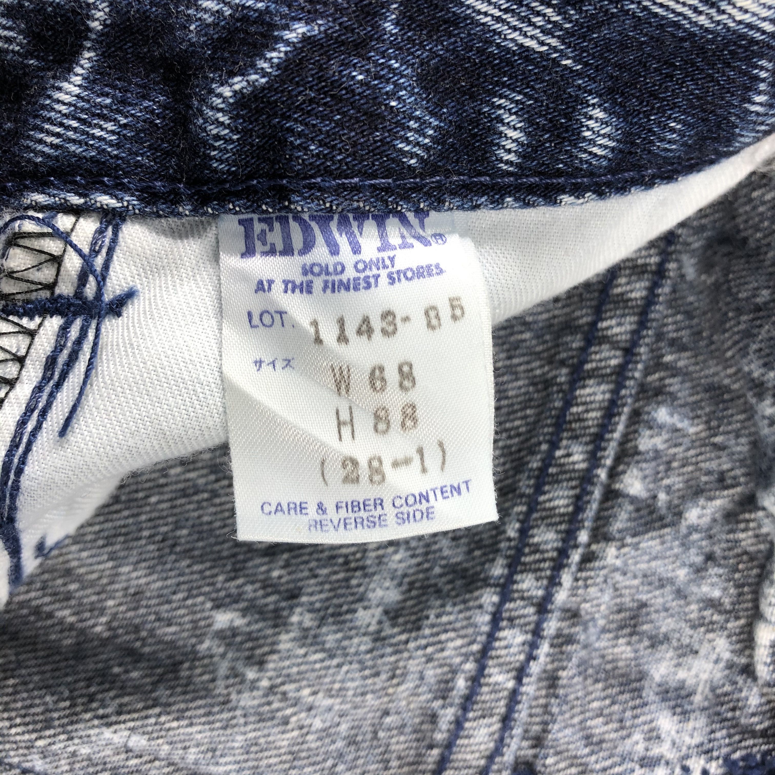 Edwin Vintage Edwin Jeans Stone Wash Denim KJ1219 Size US 26 / EU 42 - 9 Thumbnail