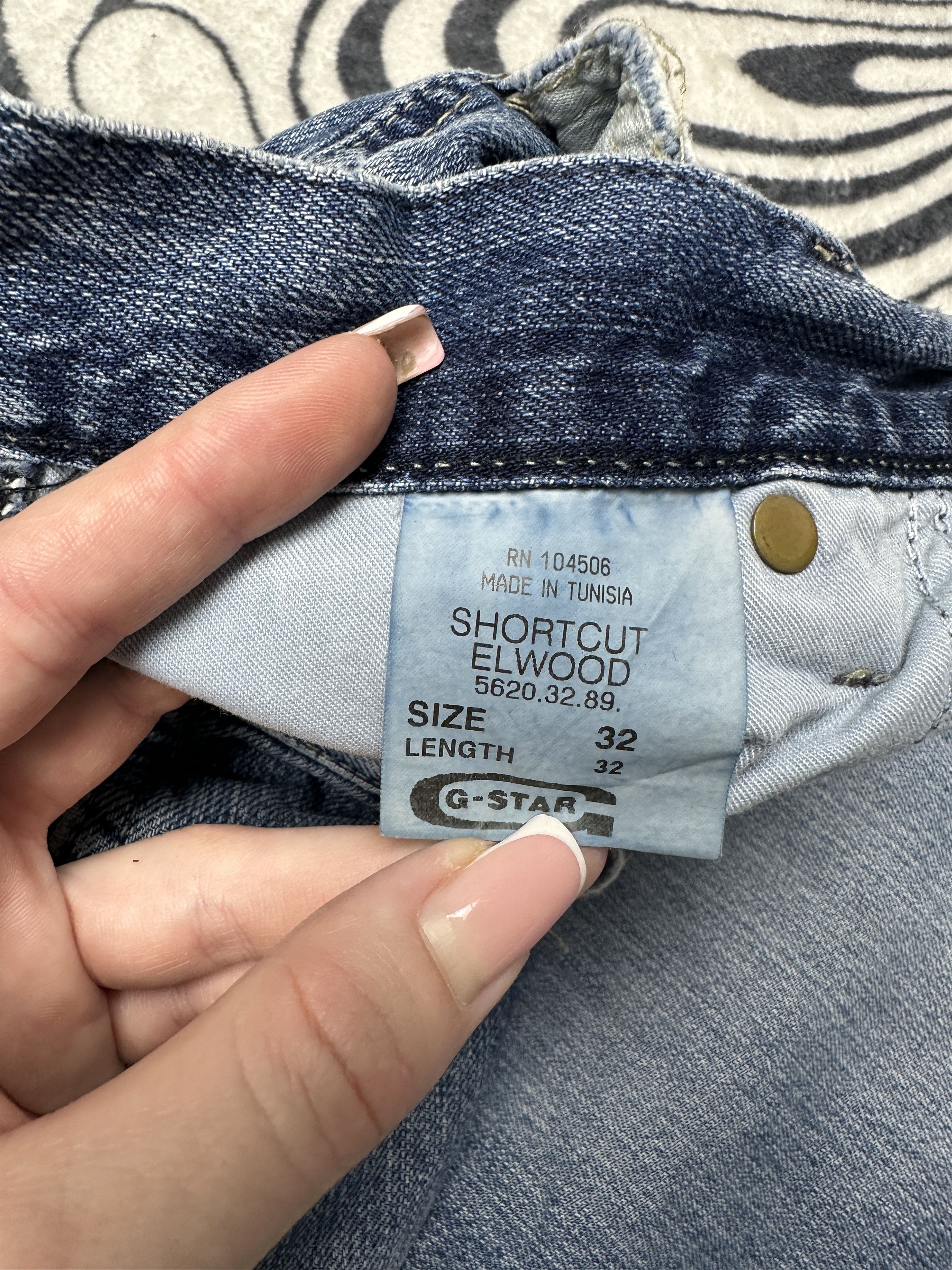 G-Star G Star Raw Shortcut Elwood Denim Pants Double Knee Jeans Size US 32 / EU 48 - 4 Thumbnail