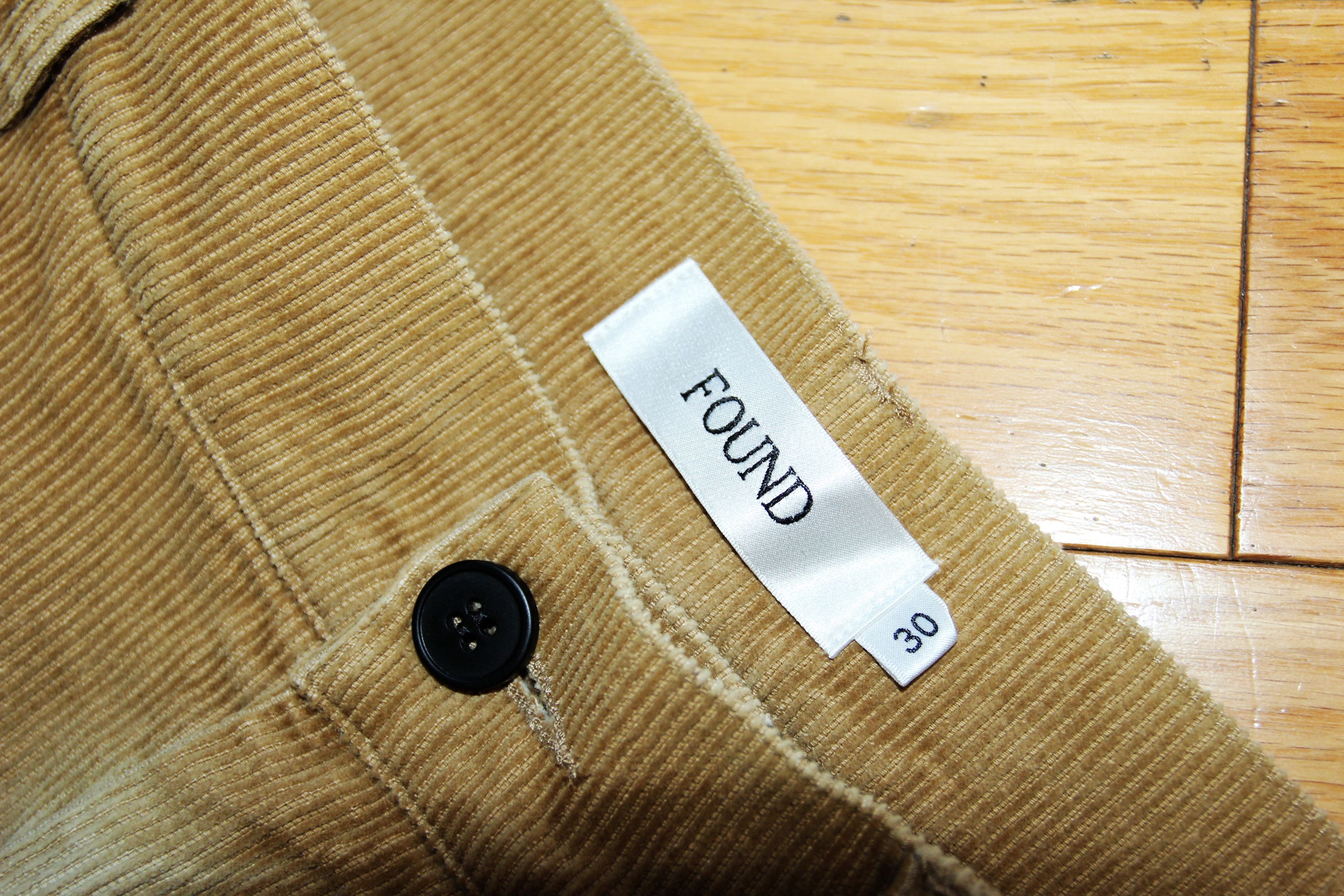 Other BNWT AW25 FOUND PLEATED CORDUROY PANTS 30 Size US 30 / EU 46 - 8 Thumbnail