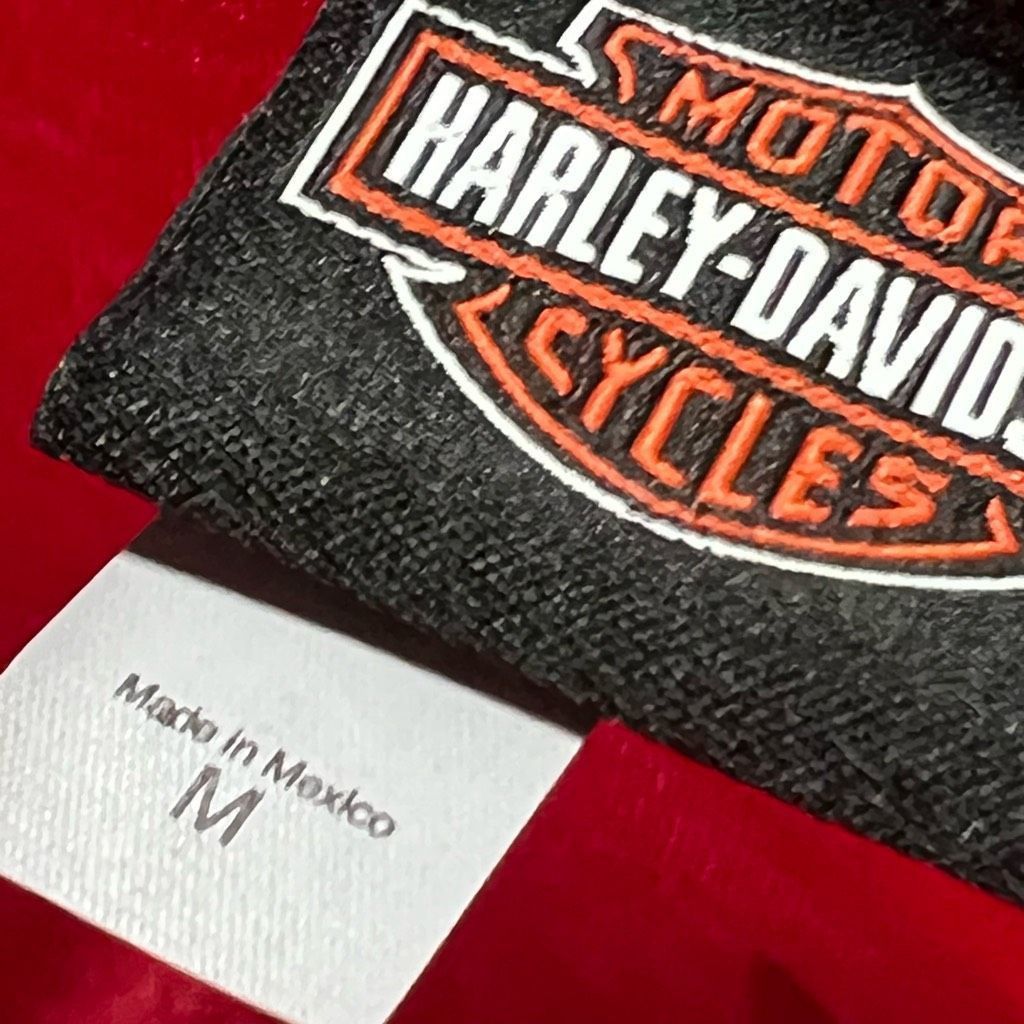 Harley Davidson Harley-Davidson Women's red long Sleeve Top Medium Size M / US 6-8 / IT 42-44 - 5 Thumbnail