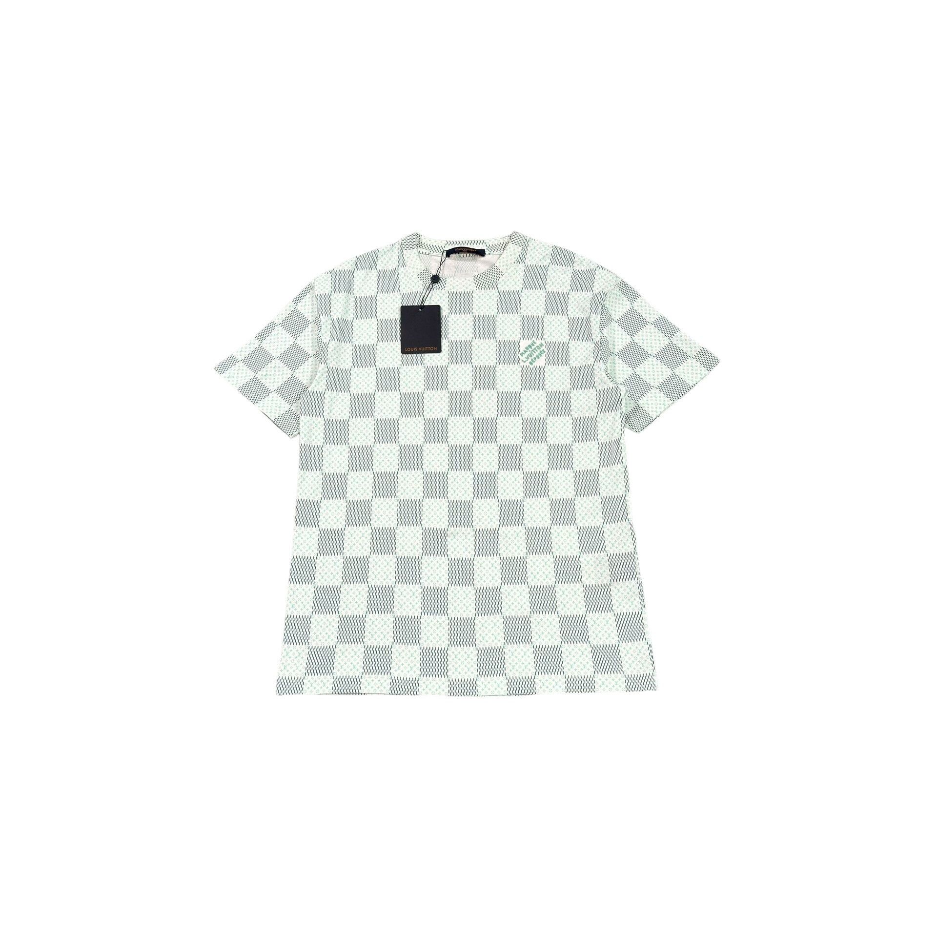 Louis Vuitton Louis Vuitton Damier Check T-Shirt Size M Size US M / EU 48-50 / 2 - 1 Thumbnail