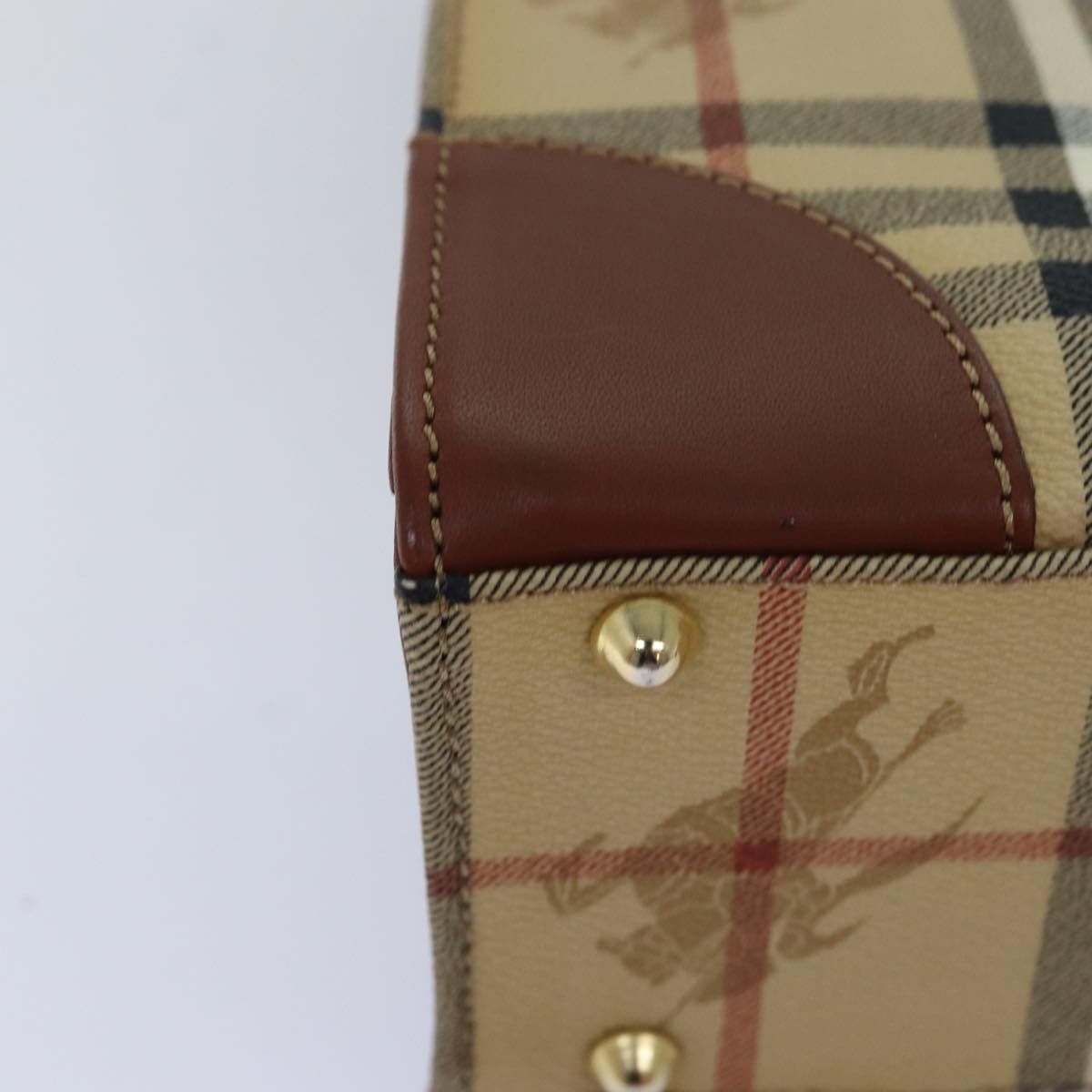 Burberry Burberry Nova Check Hand Bag Pvc Beige Size ONE SIZE - 15 Thumbnail