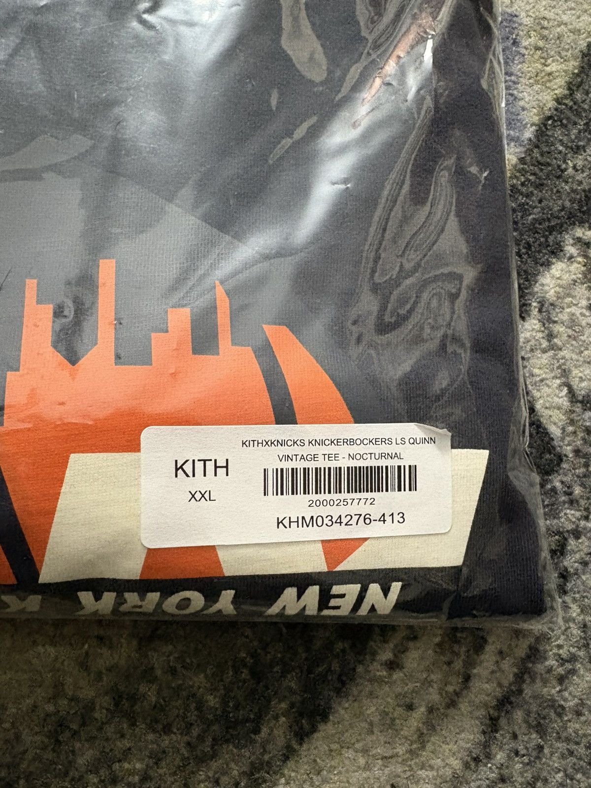 Kith × NBA Kith x New York Knicks Knickerbockers L/S Quinn Vintage Tee Size US XXL / EU 58 / 5 - 3 Thumbnail