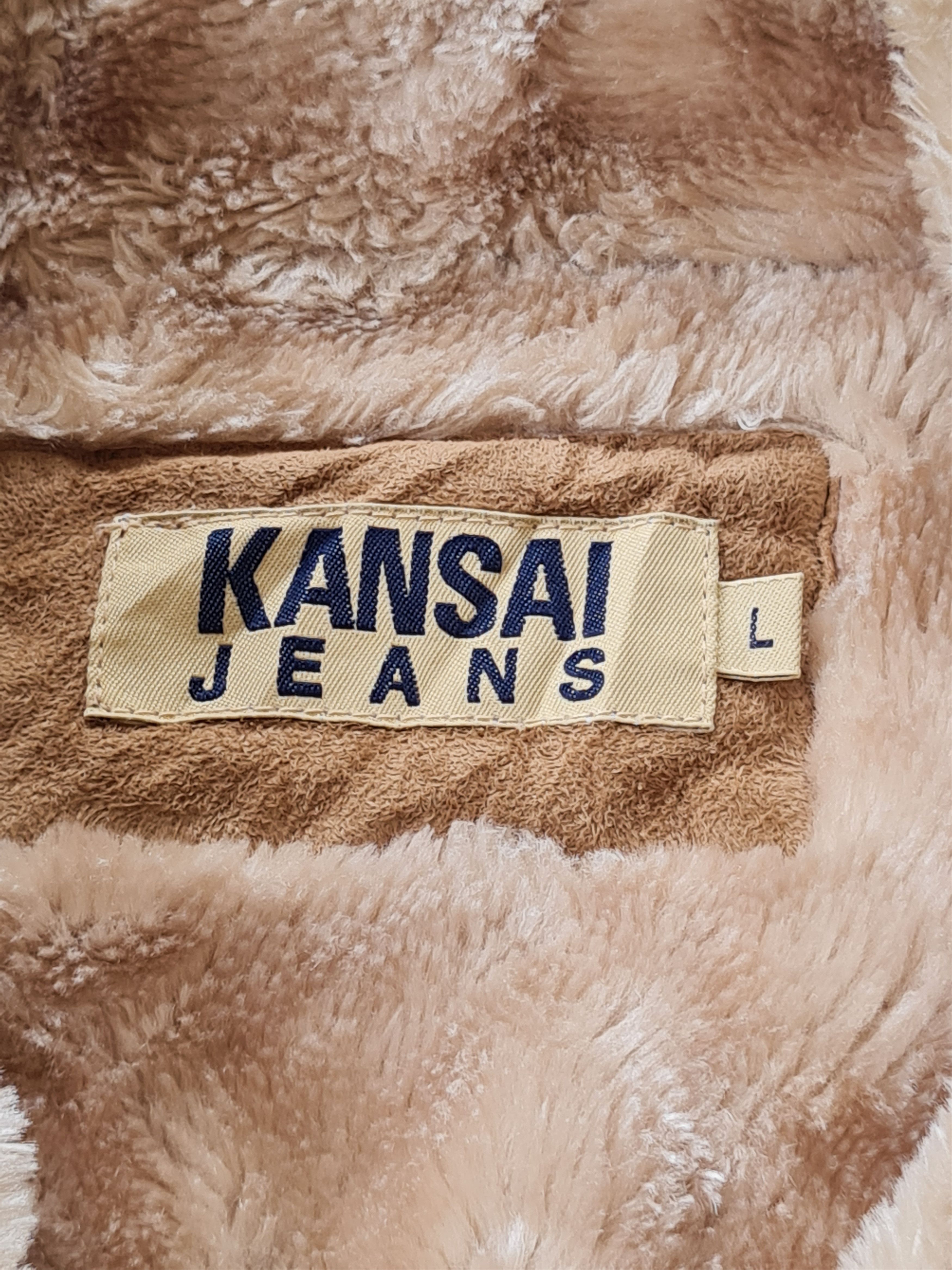 Japanese Brand × Kansai Yamamoto Vtg Sherling Winter Jacket Kansai Yamamoto Size US L / EU 52-54 / 3 - 10 Thumbnail
