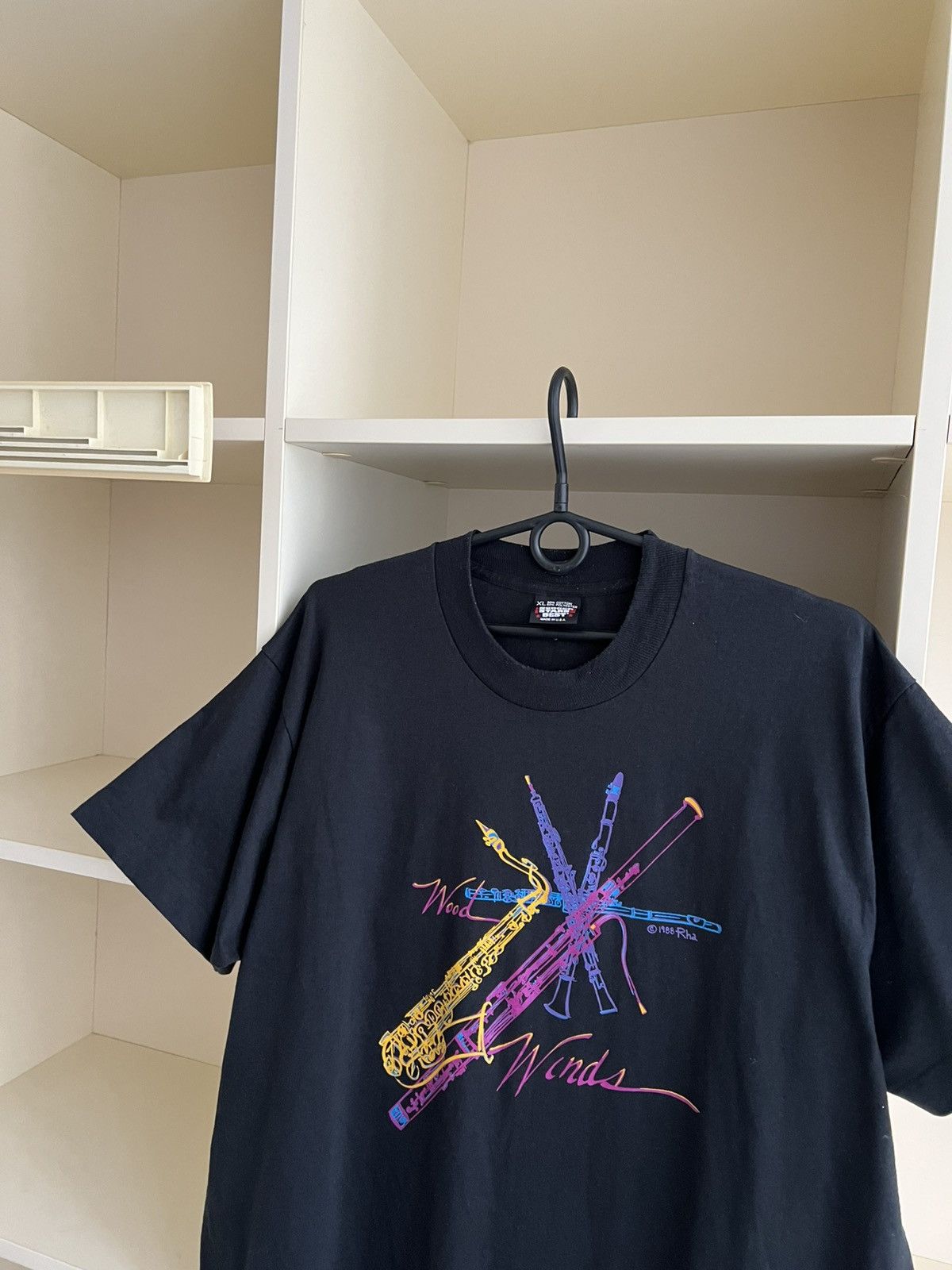 Vintage Vintage 1988 Woodwinds Tee T-Shirt Music Screen Stars Size US XL / EU 56 / 4 - 4 Thumbnail
