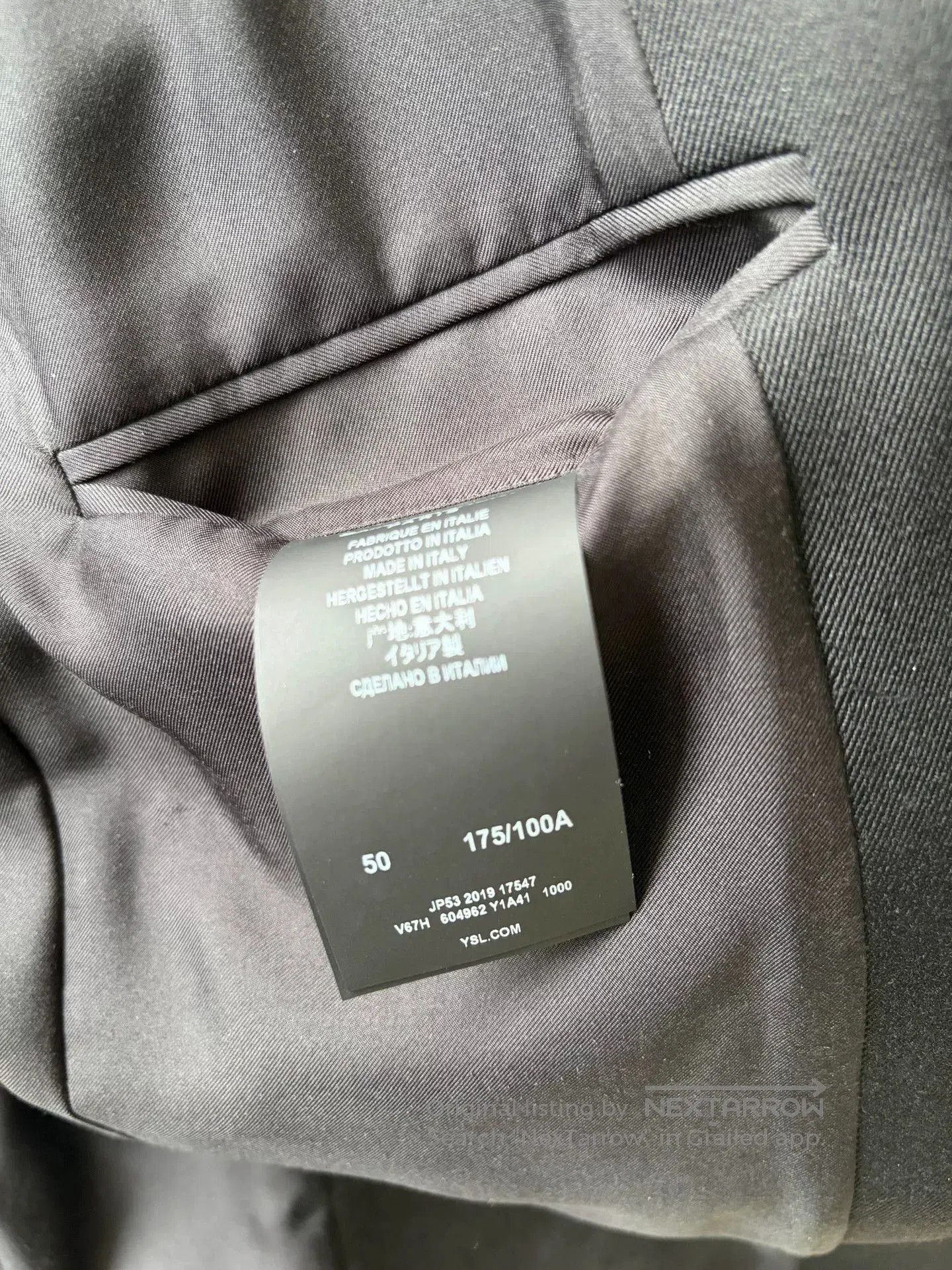 Saint Laurent Paris Saint Laurent Black Trimmed Blazer. Size US M / EU 48-50 / 2 - 4 Thumbnail