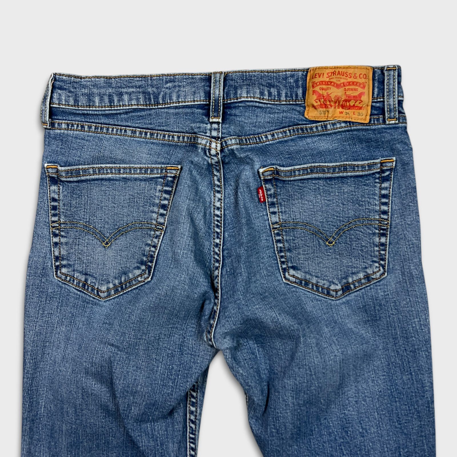 Levi's × Vintage Levi's 511 Jeans 34x30 Slim Fit Faded American Denim Pants Size US 32 / EU 48 - 6 Thumbnail