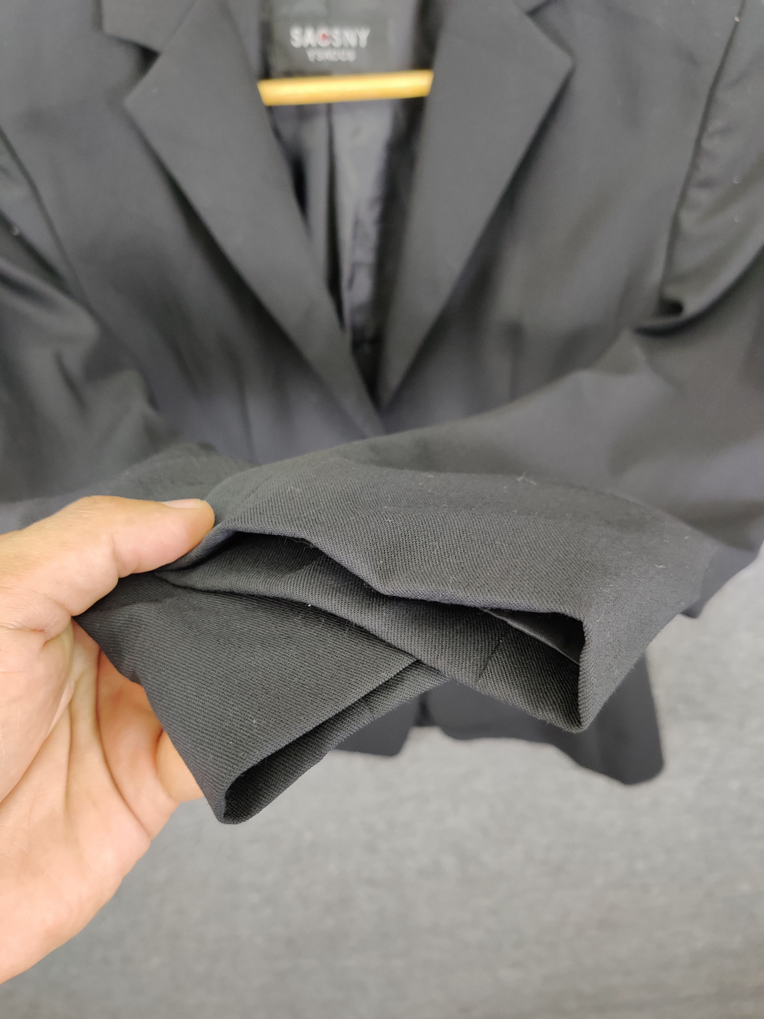 Yohji Yamamoto Vintage Y'saccs Yohji Yamamoto Wool Single Breasted Blazer Size US S / EU 44-46 / 1 - 8 Thumbnail