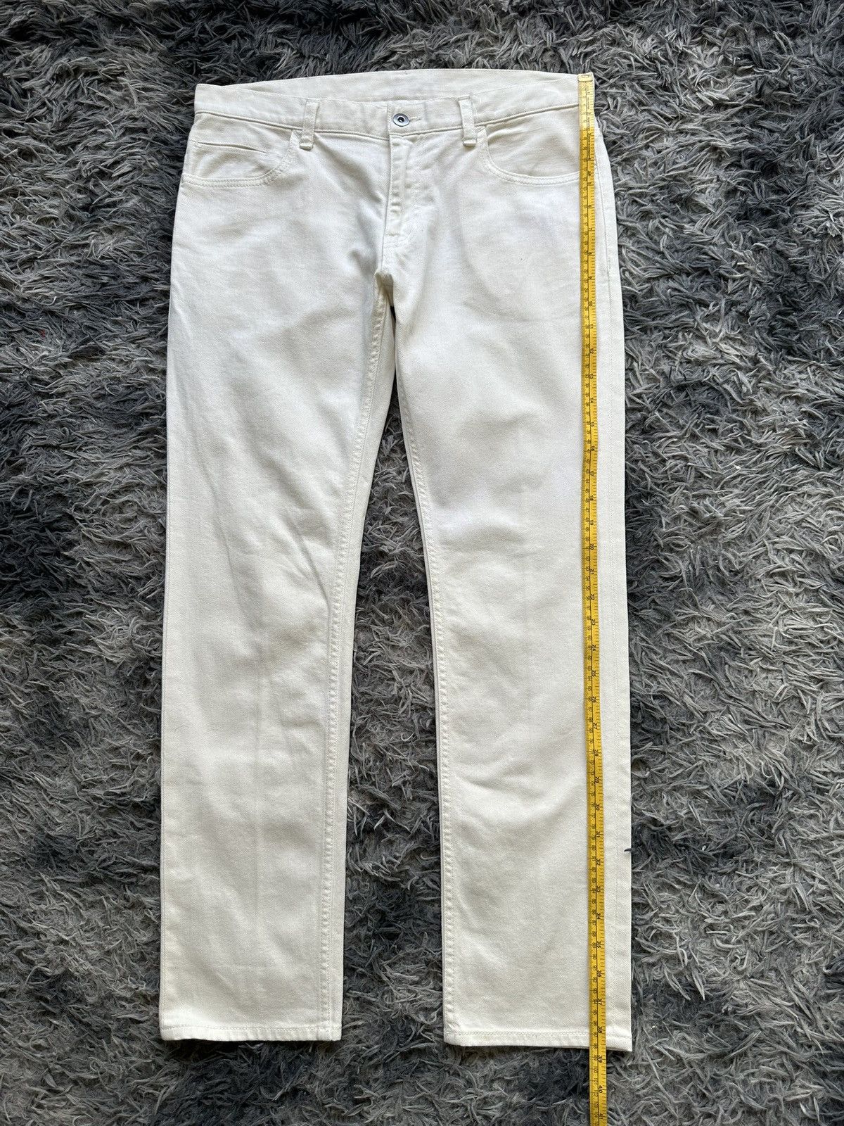 Uru 13FW URU - White denim jeans Size US 33 - 13 Thumbnail