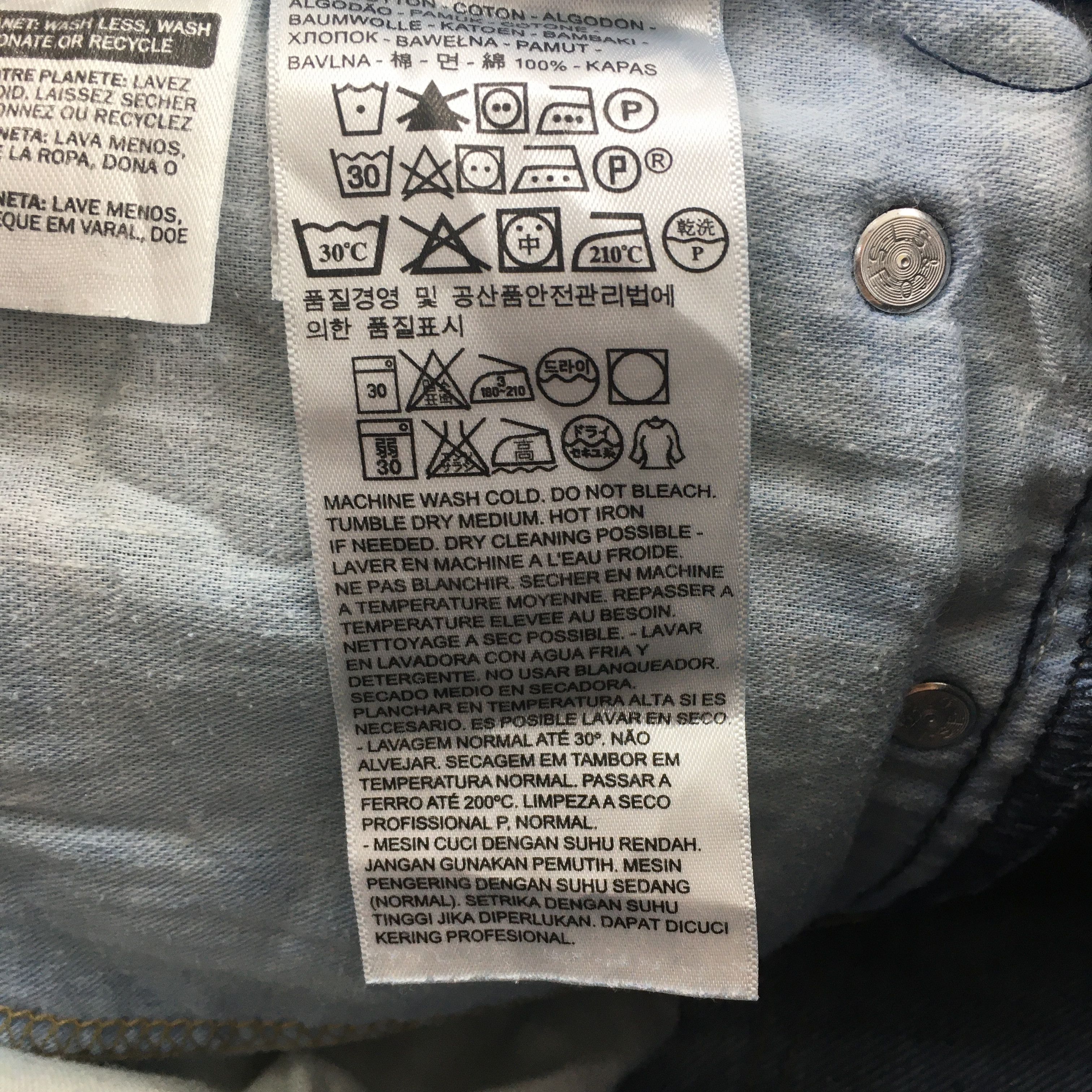 Levi's Size 36x30 Vintage Levi's 505 Regular Fit Wash Jeans S1948 Size US 36 / EU 52 - 15 Thumbnail