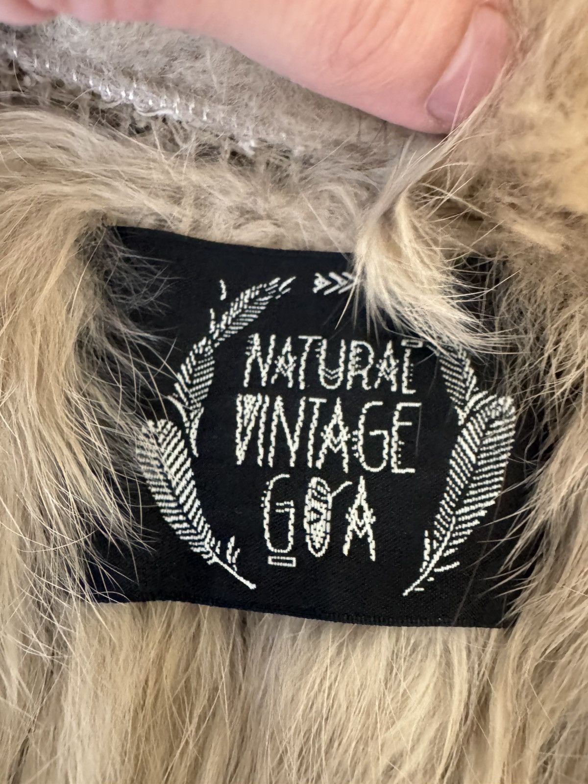 GOA GOA japanese brand beige rabbit fur vest Size US S / EU 44-46 / 1 - 4 Thumbnail