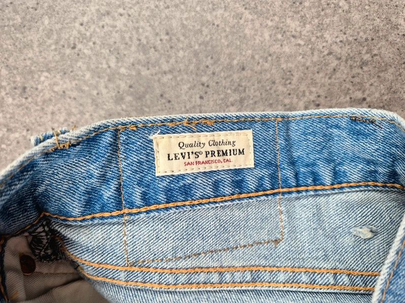 Bless Levi's Bless Men's Blue Readymade Straight Jeans Size W32 Size US 32 / EU 48 - 7 Thumbnail