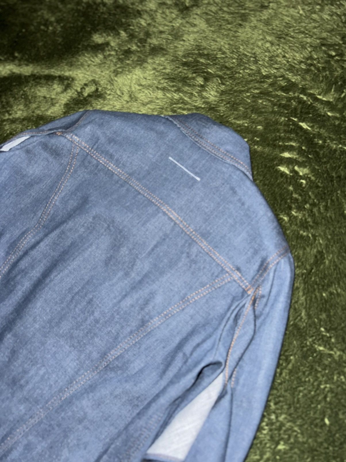 MM6 [36] MM6 Maison Margiela Made in Italy Ruffle Denim Jacket Size S / US 4 / IT 40 - 8 Thumbnail
