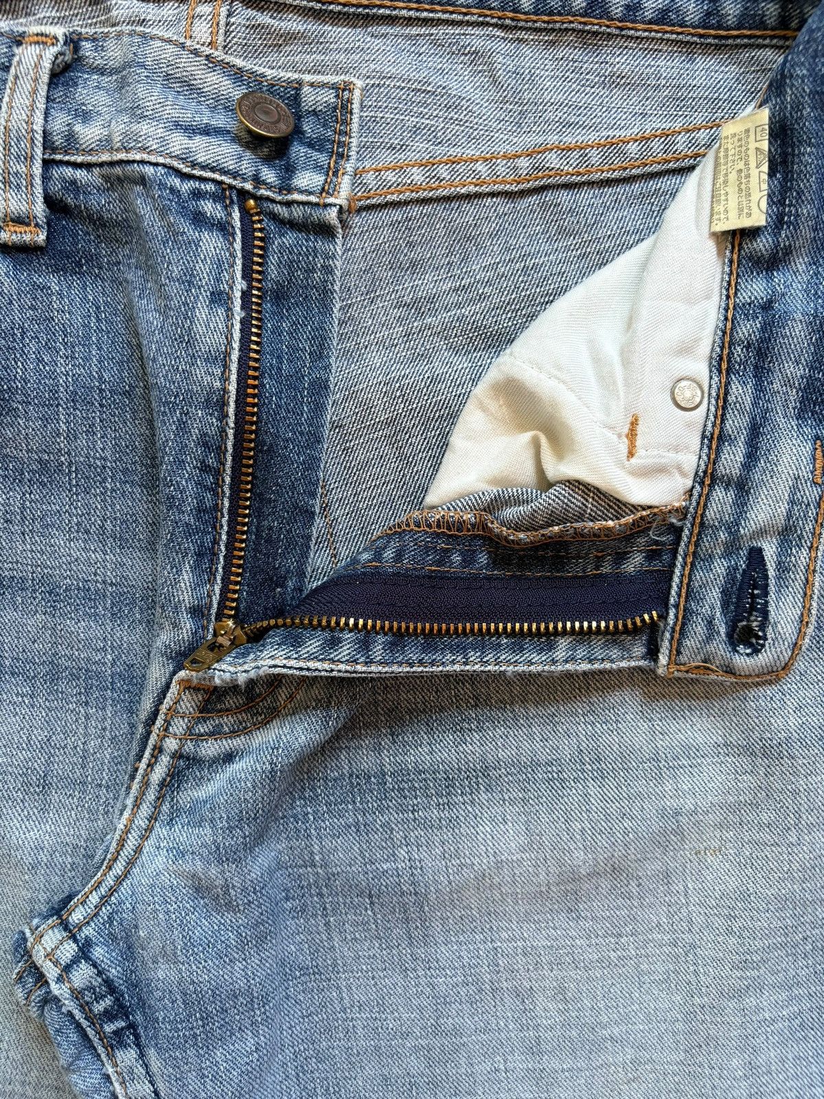 Levi's Vintage 90s Levis 533 Faded Wash Distressed Loose Jeans Size US 30 / EU 46 - 9 Thumbnail