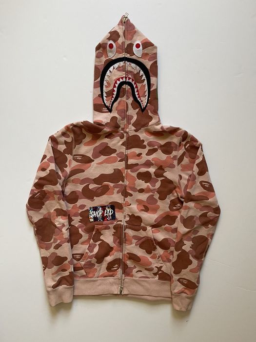 Peach bape outlet hoodie