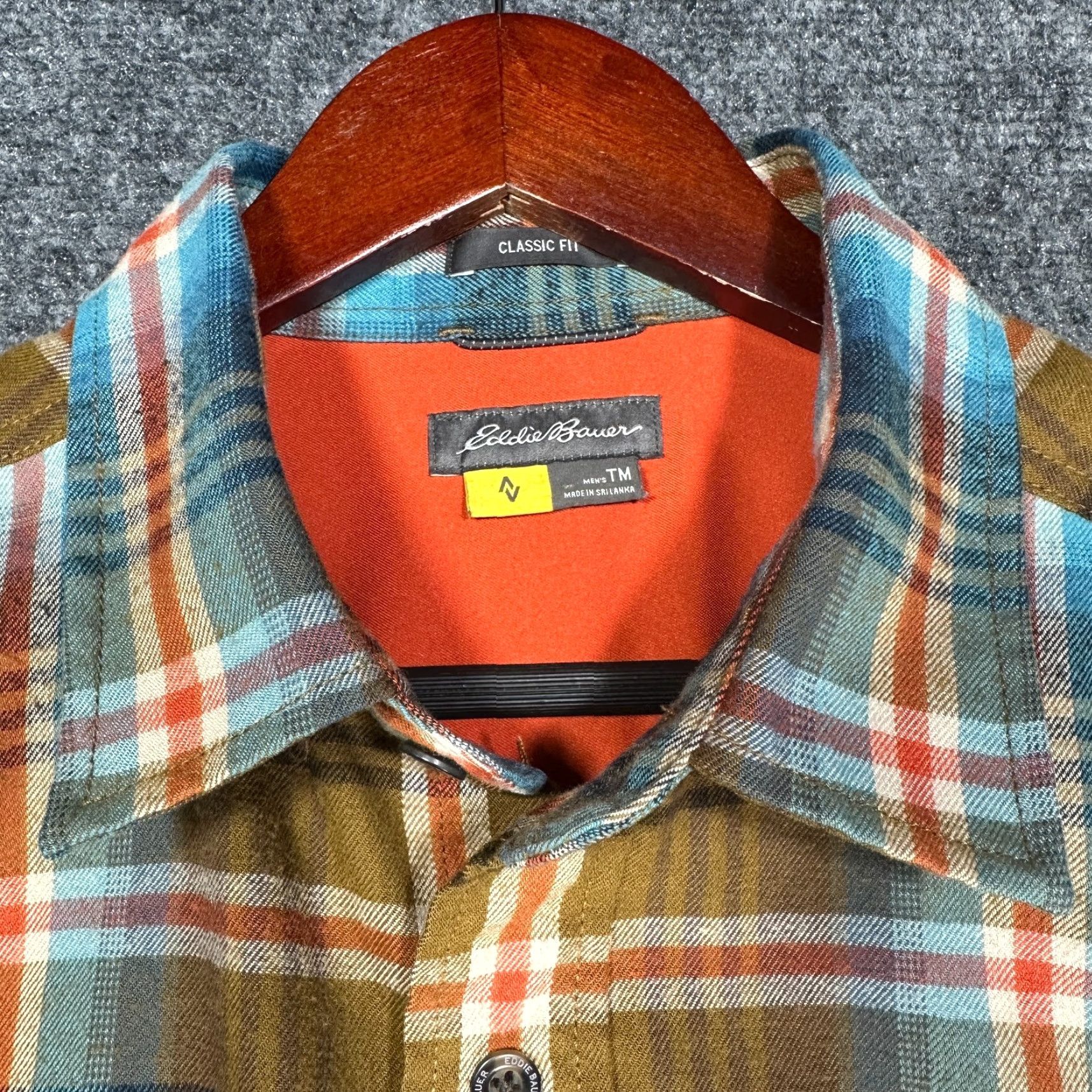 Eddie Bauer Eddie Bauer Travex Shirt Mens MT Plaid Cotton Flannel Button Up Pockets Classic Size US M / EU 48-50 / 2 - 7 Thumbnail
