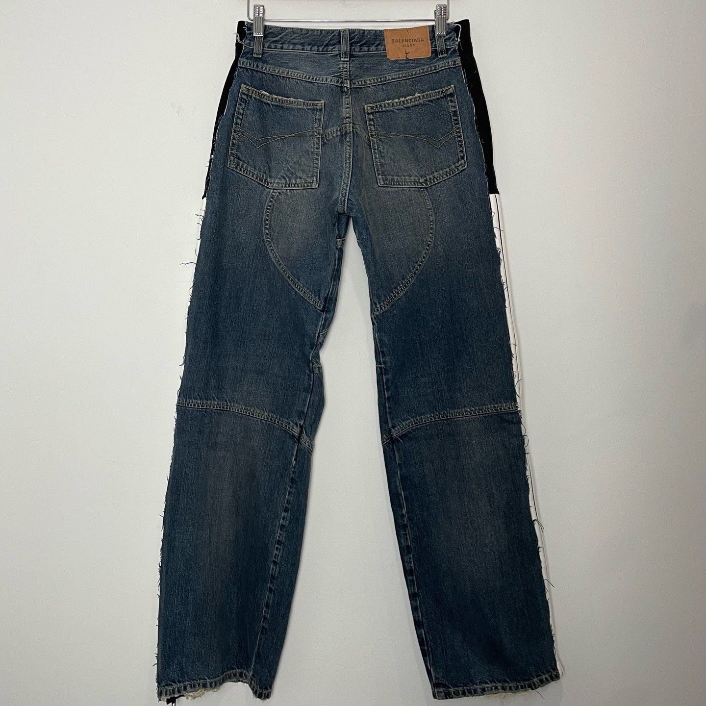 Balenciaga Balenciaga 25FW Cut-Up Blue Denim Jeans Size US 32 / EU 48 - 2 Thumbnail