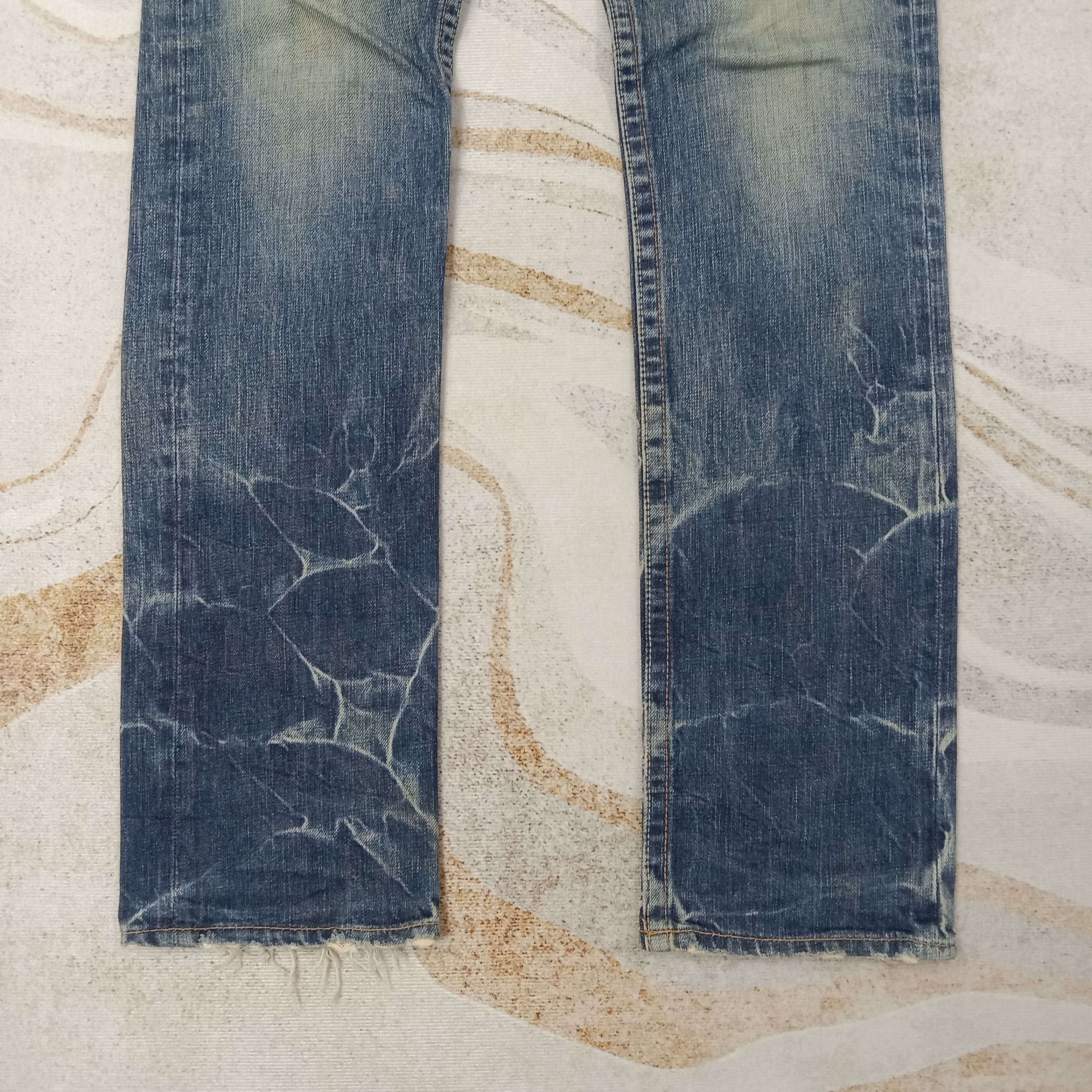 Hysteric Glamour Hysteric Glamour Kinky Distressed Denim Jeans C258N12 Size 31" - 9 Thumbnail