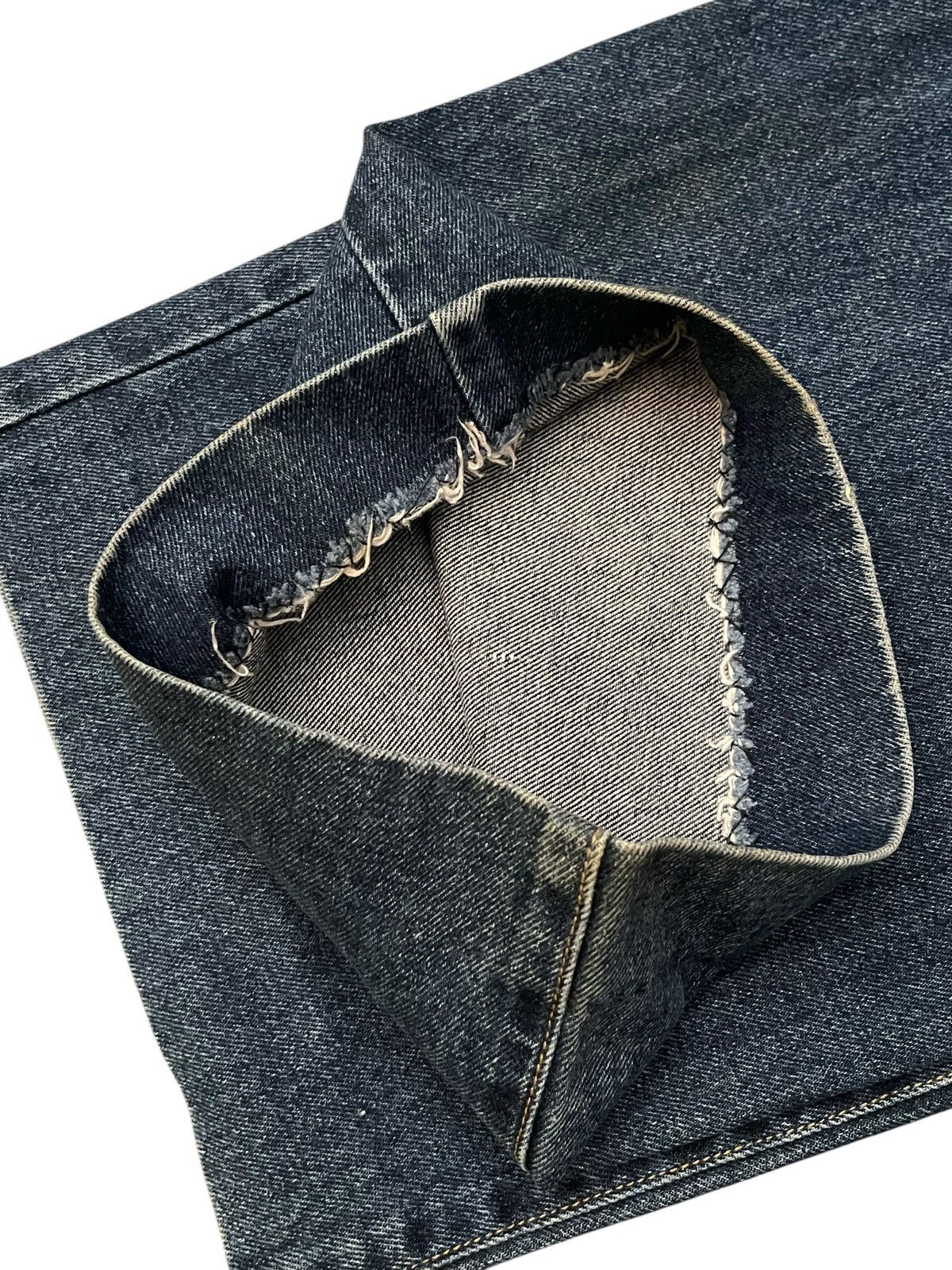 Japanese Brand Machope Blue Denim Baggy Jeans 36x33 Size US 36 / EU 52 - 16 Thumbnail