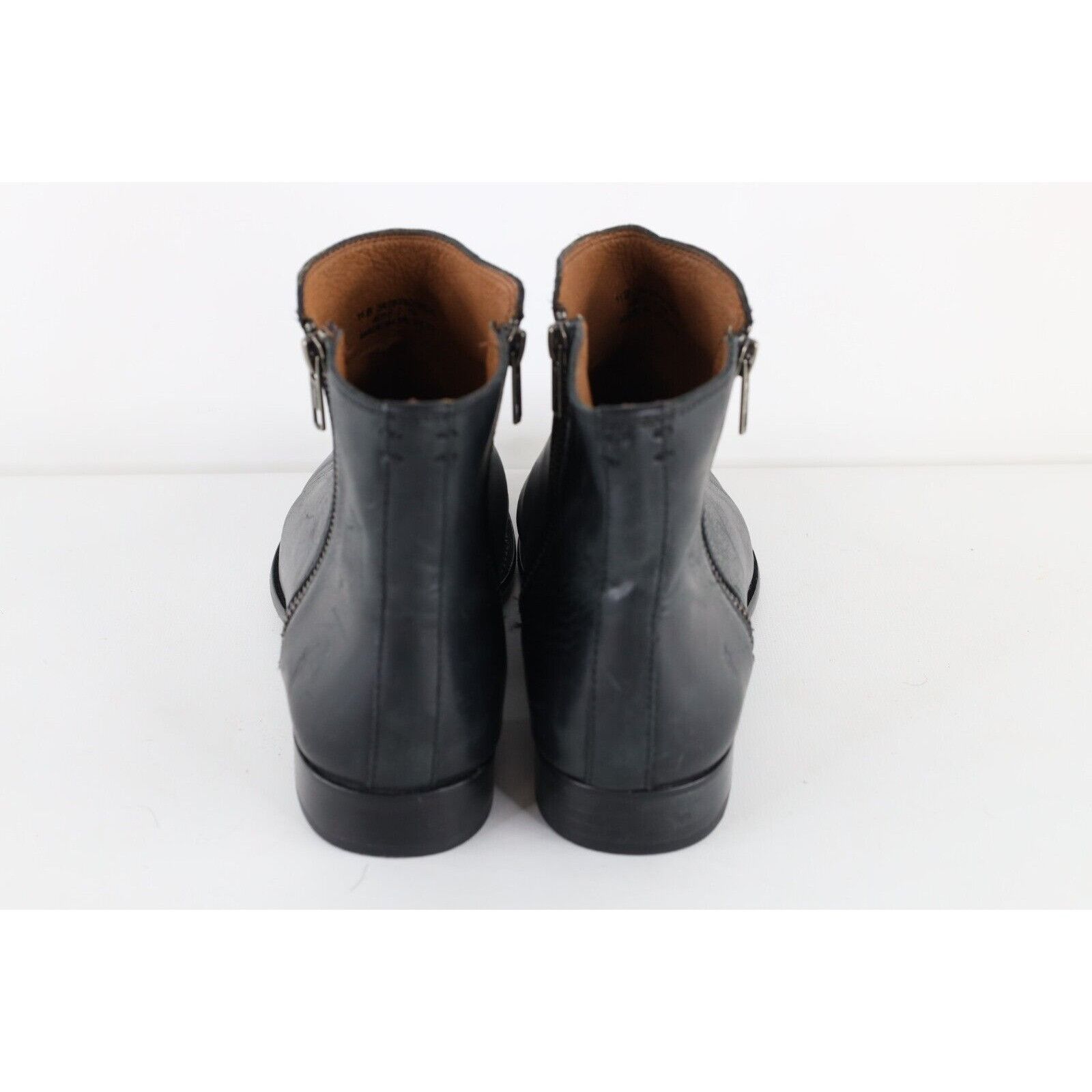 Frye × Vintage Frye Distressed Leather Double Zip Bootie Boots Size US 11 / IT 41 - 6 Thumbnail