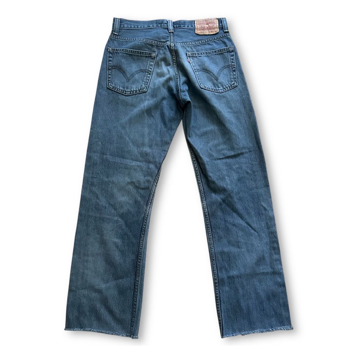 Levi's Vintage Y2K Levi’s 505 Regular Fit Cuttoff Jeans Medium Wash Size US 30 / EU 46 - 2 Thumbnail