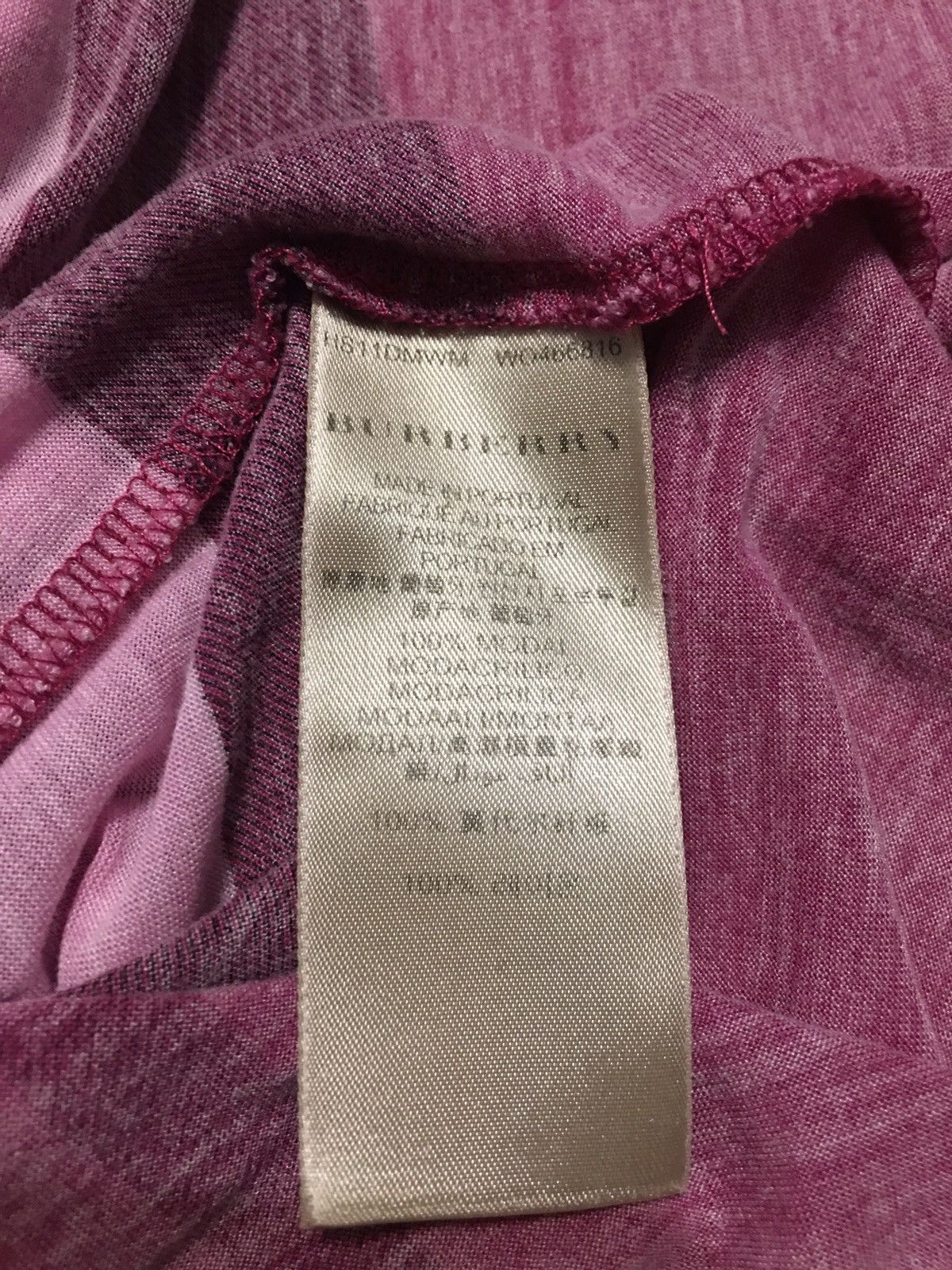 Burberry BURBERRY Brit Pink Womens T Shirt Size XL Size XL / US 12-14 / IT 48-50 - 9 Thumbnail