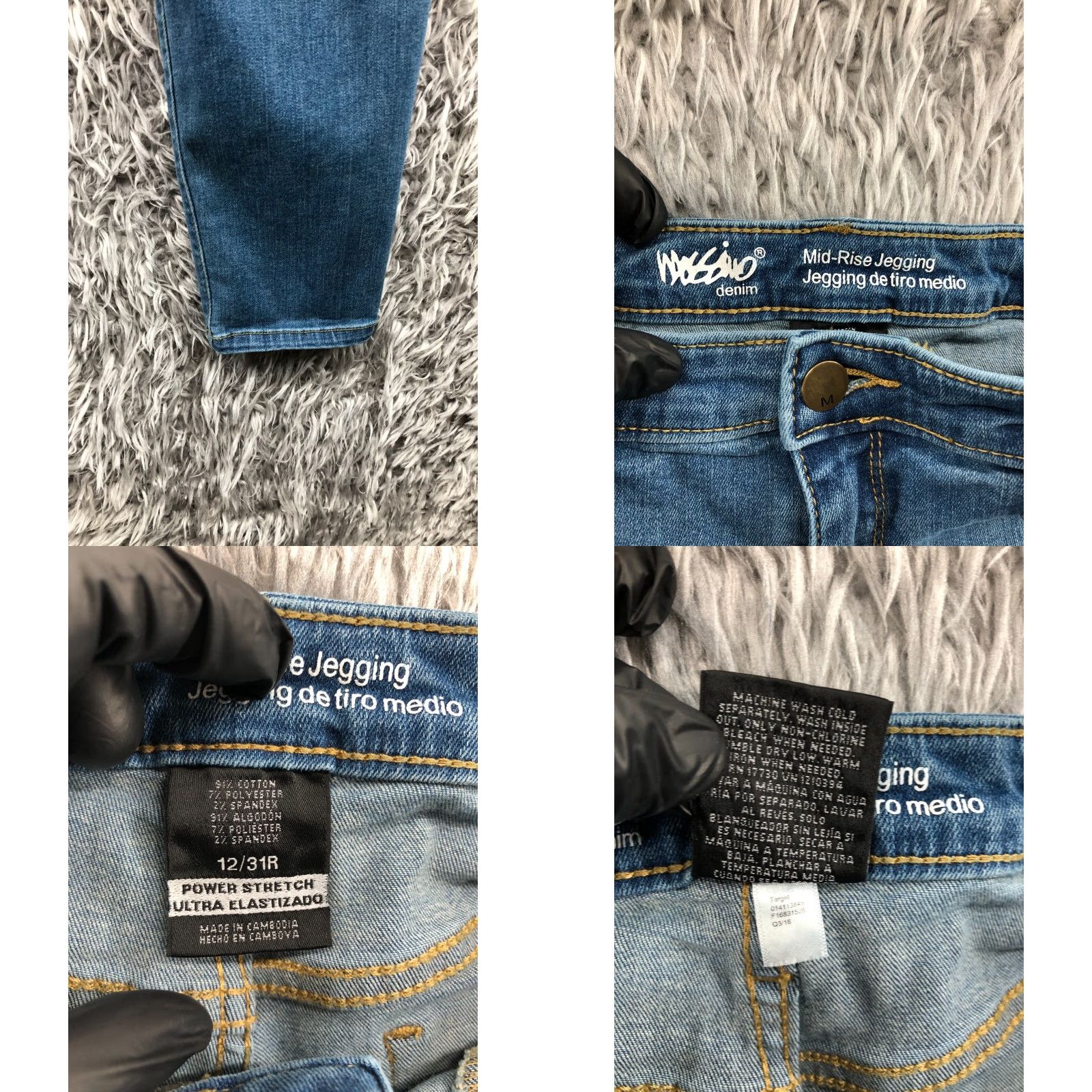 Mossimo Mossimo Mid Rise Jegging Size 12 Womens Medium Wash Blue Size 34" / US 12 / IT 48 - 8 Thumbnail