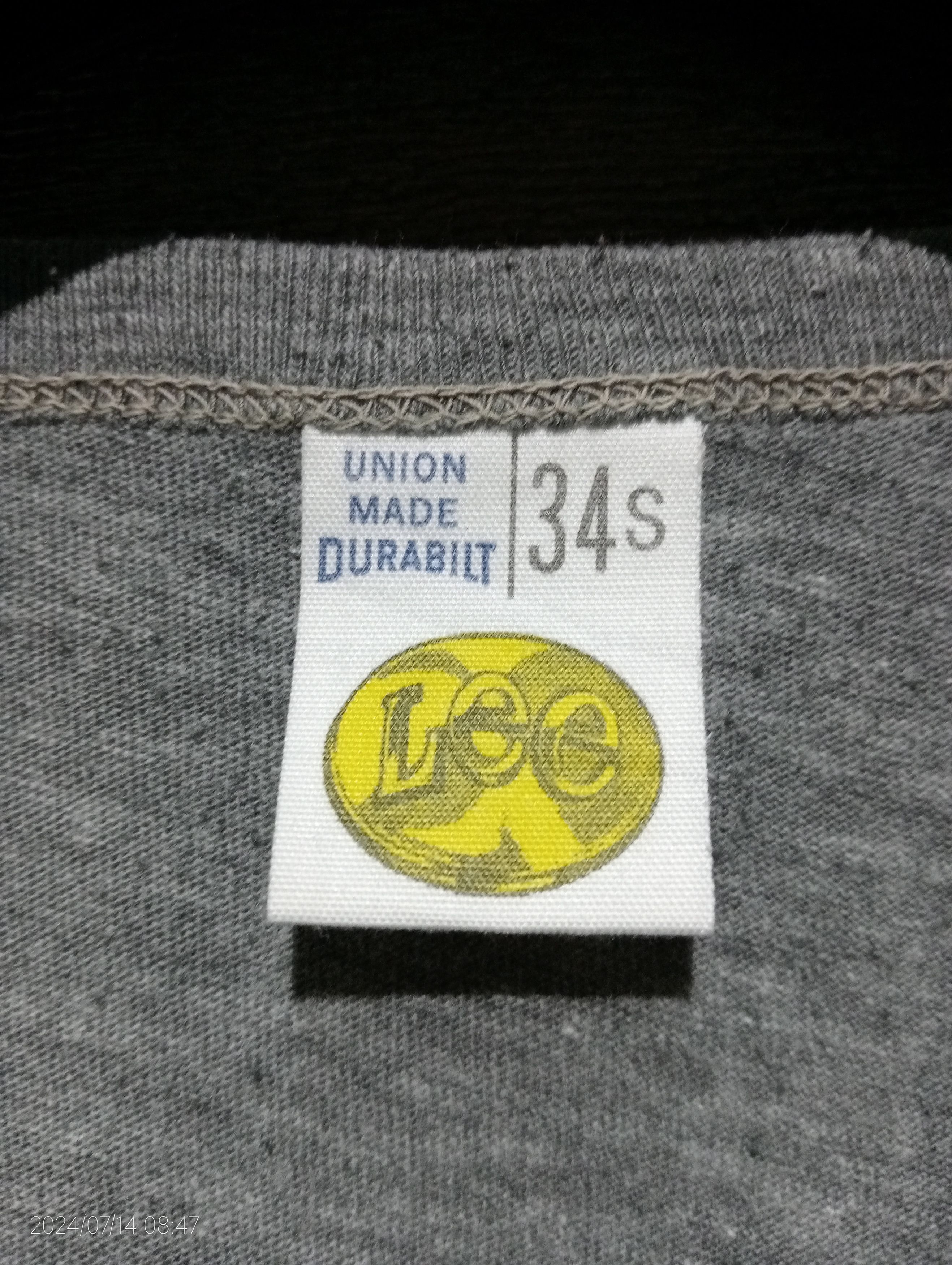 Lee Vintage Single Stitch Lee Union Made Big Logo Tee Size US S / EU 44-46 / 1 - 3 Thumbnail
