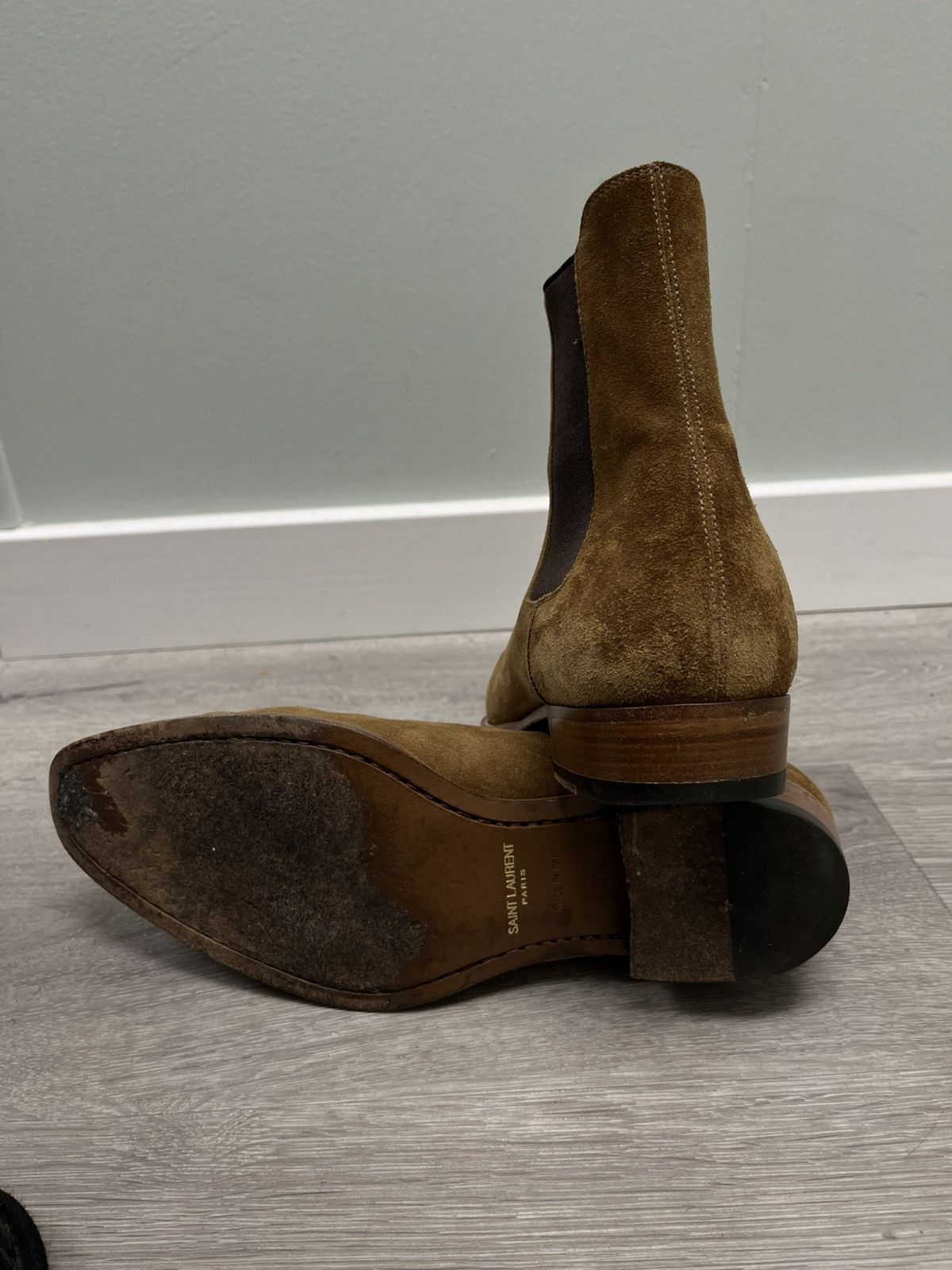 Saint Laurent Paris Wyatt Chelsea Boot Size US 8.5 EU 41.5 Size US 8.5 / EU 41-42 - 11 Thumbnail