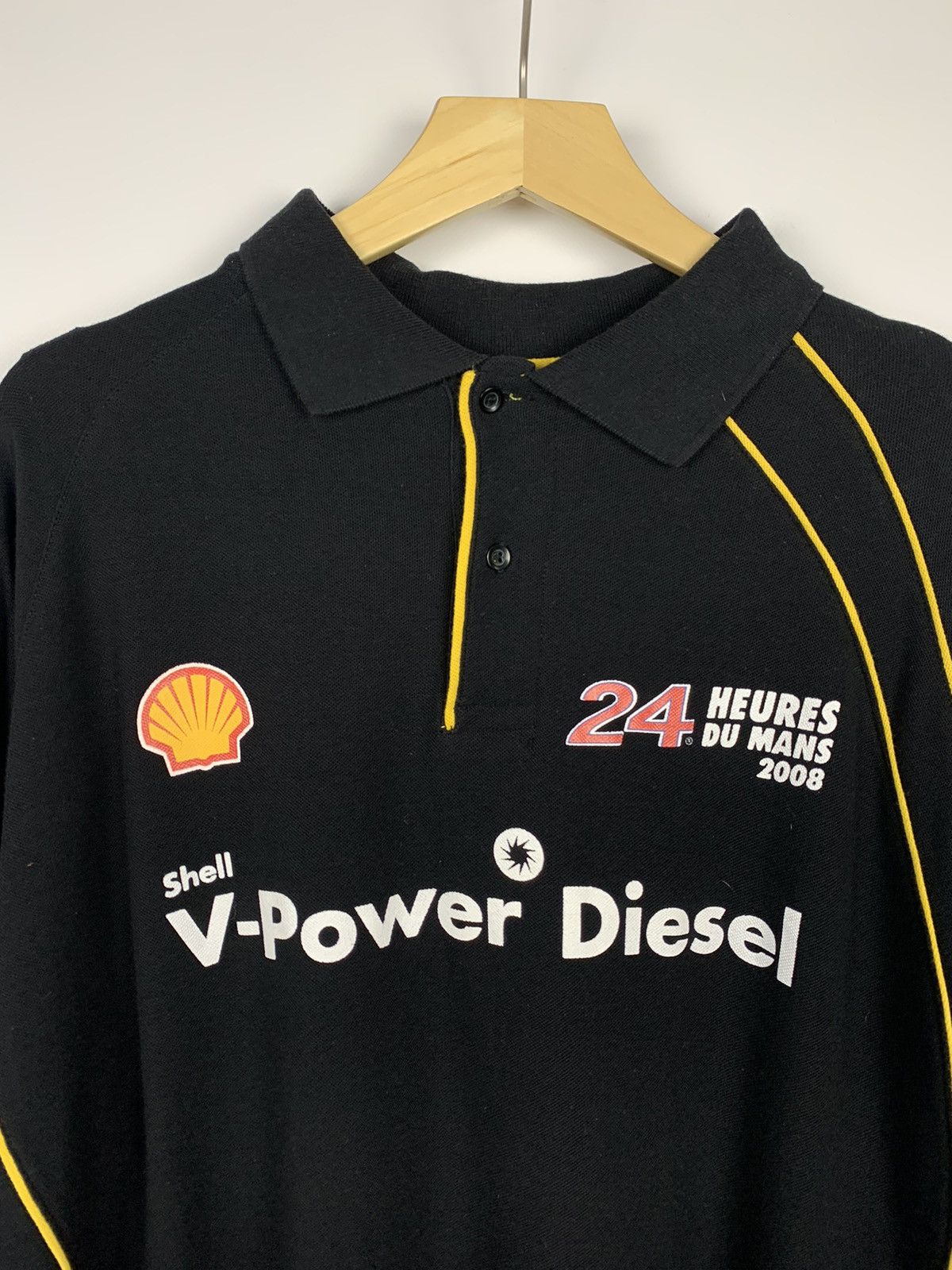 Formula 1 24 Heures Du Mans 2008 Racing Polo Long Sleeve Button Ups Size US XXL / EU 58 / 5 - 4 Thumbnail