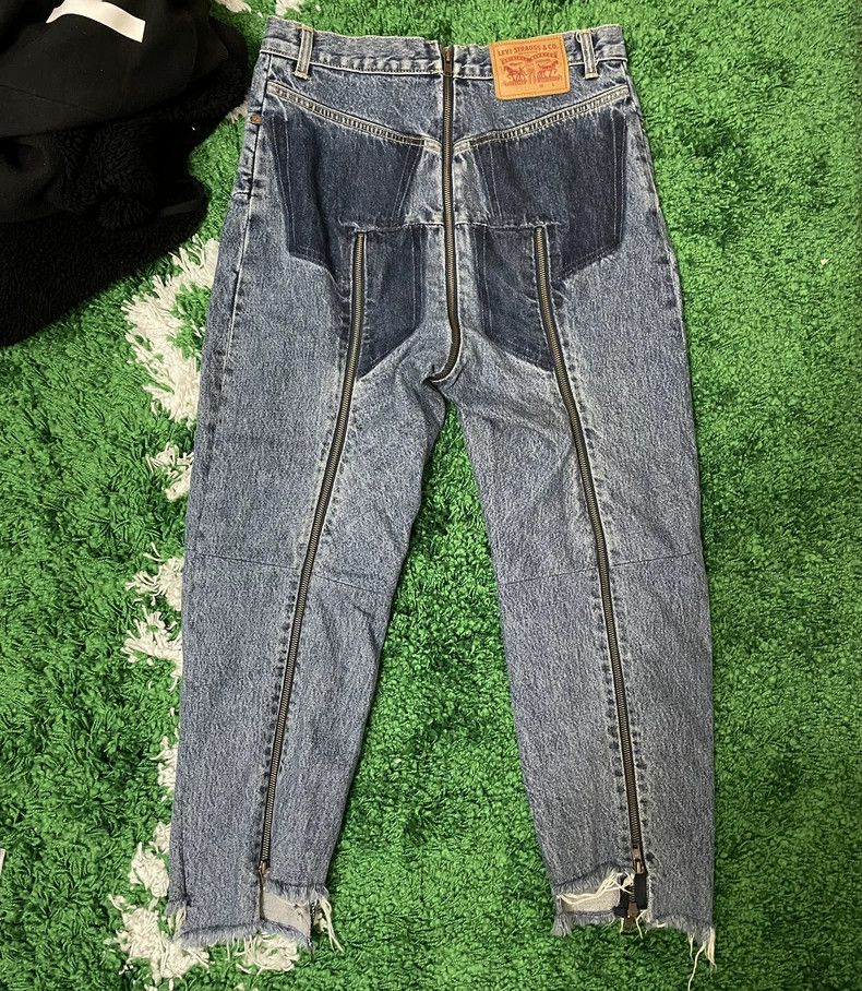 Vetements Vetements SizeL 17ss Zipper Patchwork Levis Jeans Size US 30 / EU 46 - 2 Thumbnail