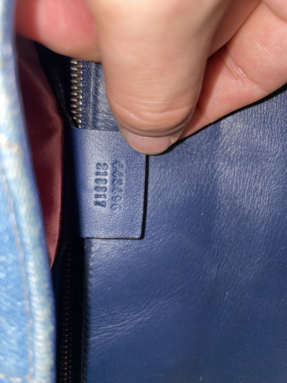Gucci GUCCI MARMONT GG PEARLY DENIM FLAP BAG Size ONE SIZE - 7 Thumbnail