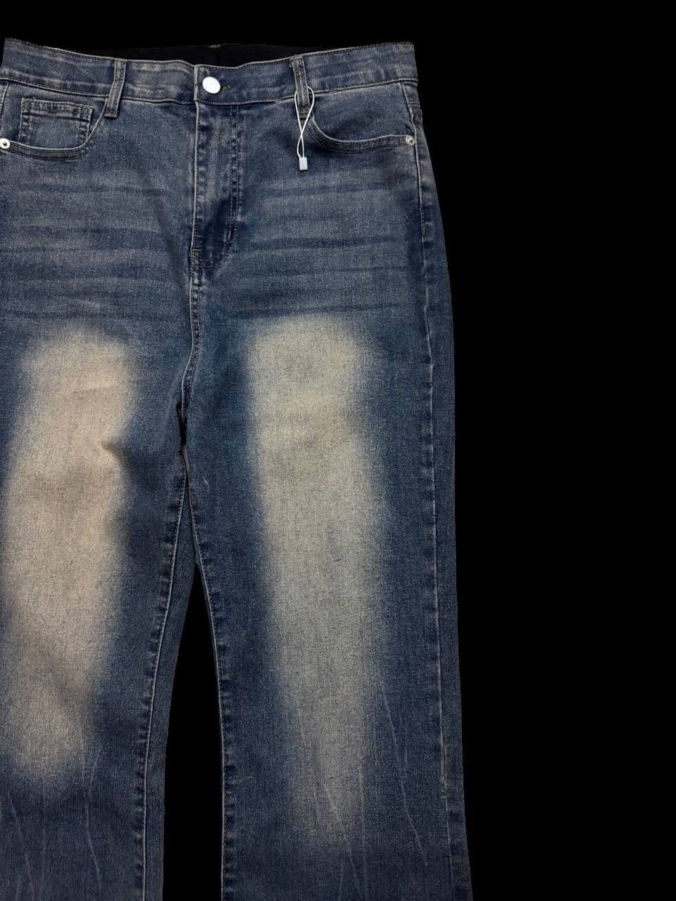 Other FLARE 90s Style Japanese Mudwash Punk Bootcut Denim Jeans Size US 30 / EU 46 - 5 Thumbnail