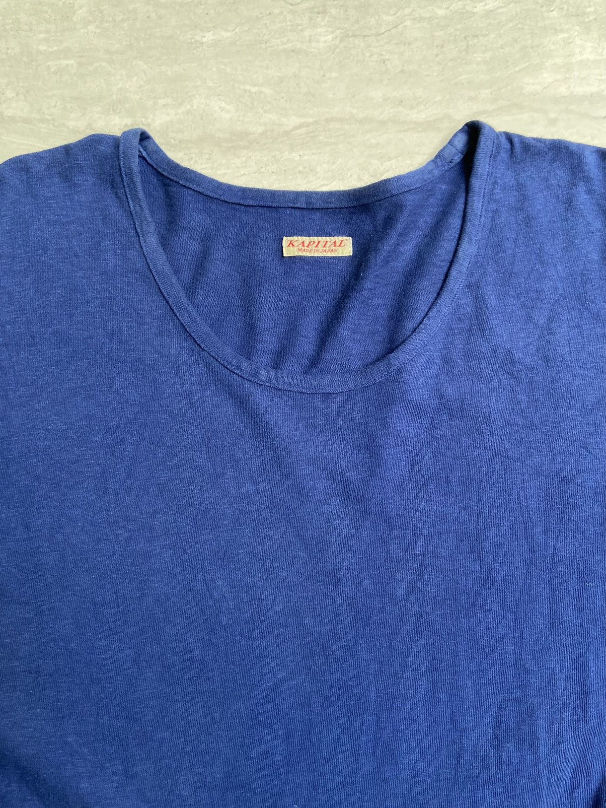 Kapital KAPITAL Blue Long T-Shirt Size US S / EU 44-46 / 1 - 11 Thumbnail