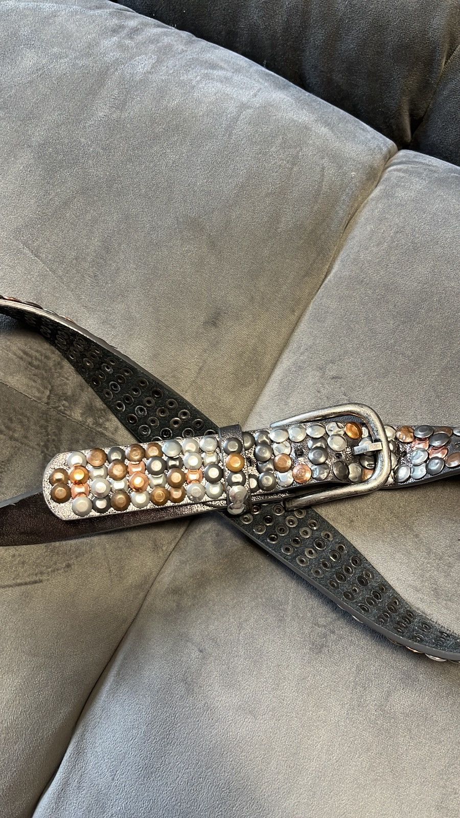 Japanese Brand × Vintage Vintage Rhinestones Distressed bb simon style belst Size ONE SIZE - 2 Thumbnail