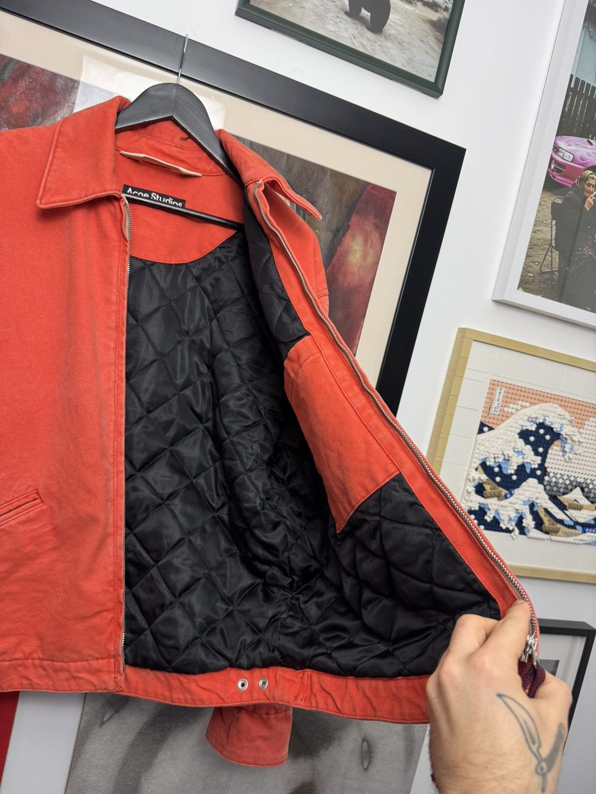 Acne Studios Acne Studios Padded Face Washed Canvas Work Detroit Jacket Size US M / EU 48-50 / 2 - 7 Thumbnail