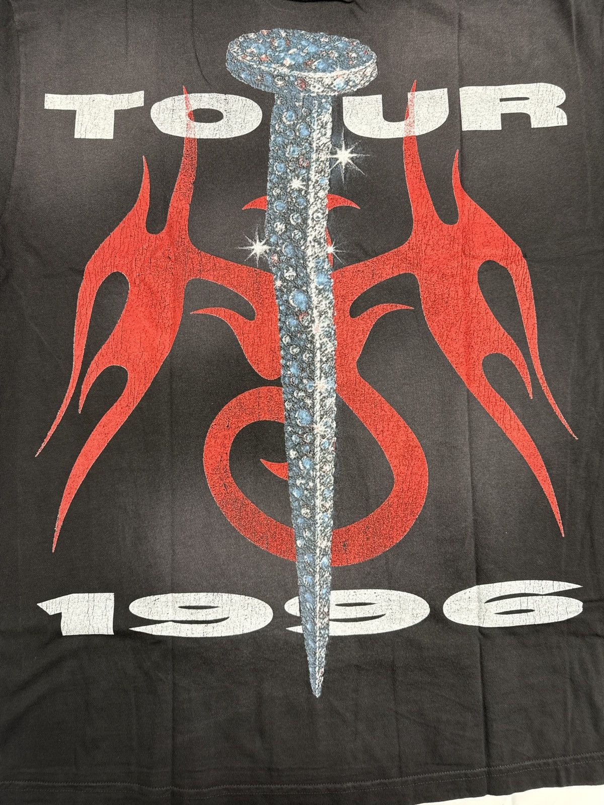 HELLSTAR Hellstar Nailed Tour T-shirt Size US XL / EU 56 / 4 - 4 Thumbnail