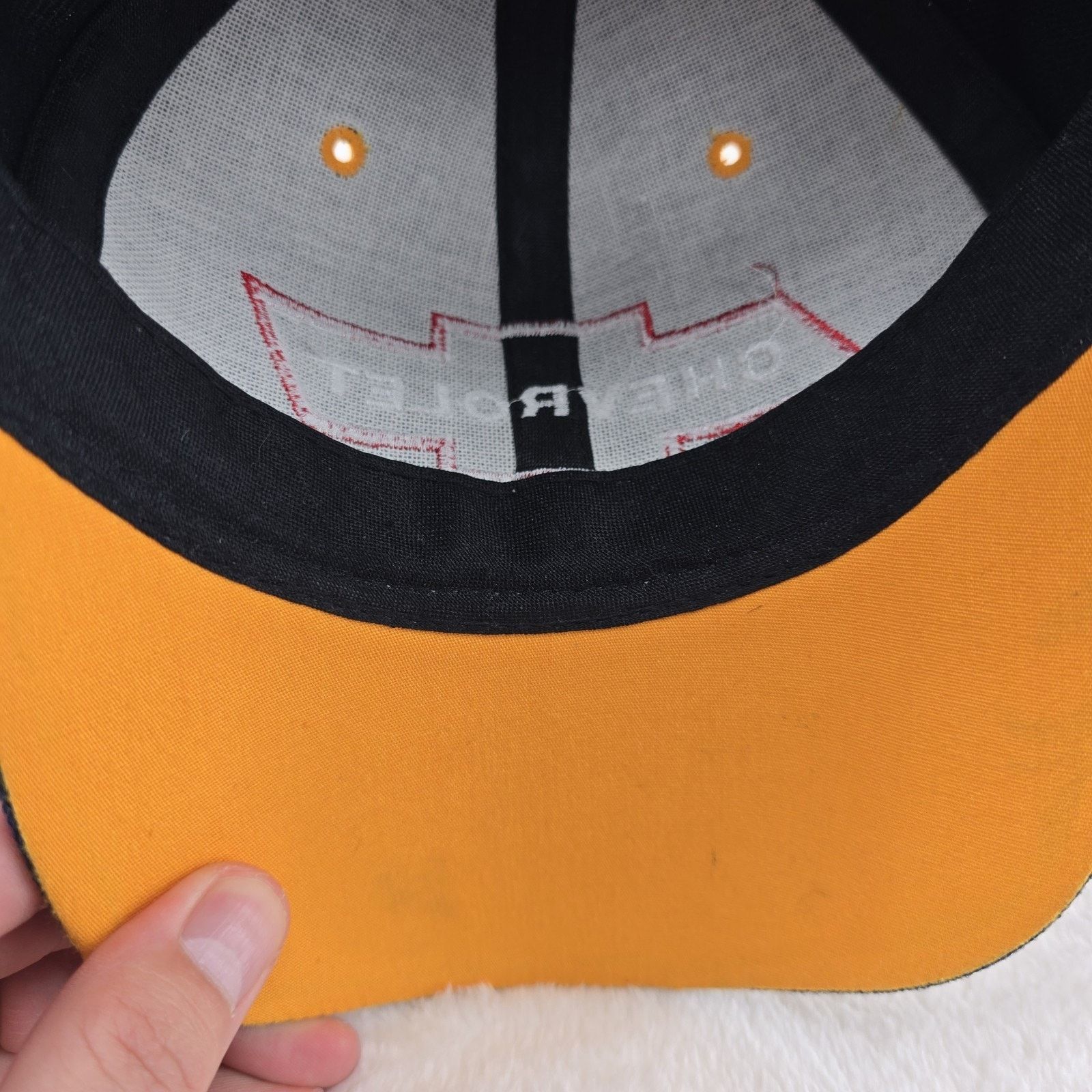 Other Vintage Chevrolet Chevy Navy Strapback Wool Hat Cap Flames Size ONE SIZE - 9 Thumbnail