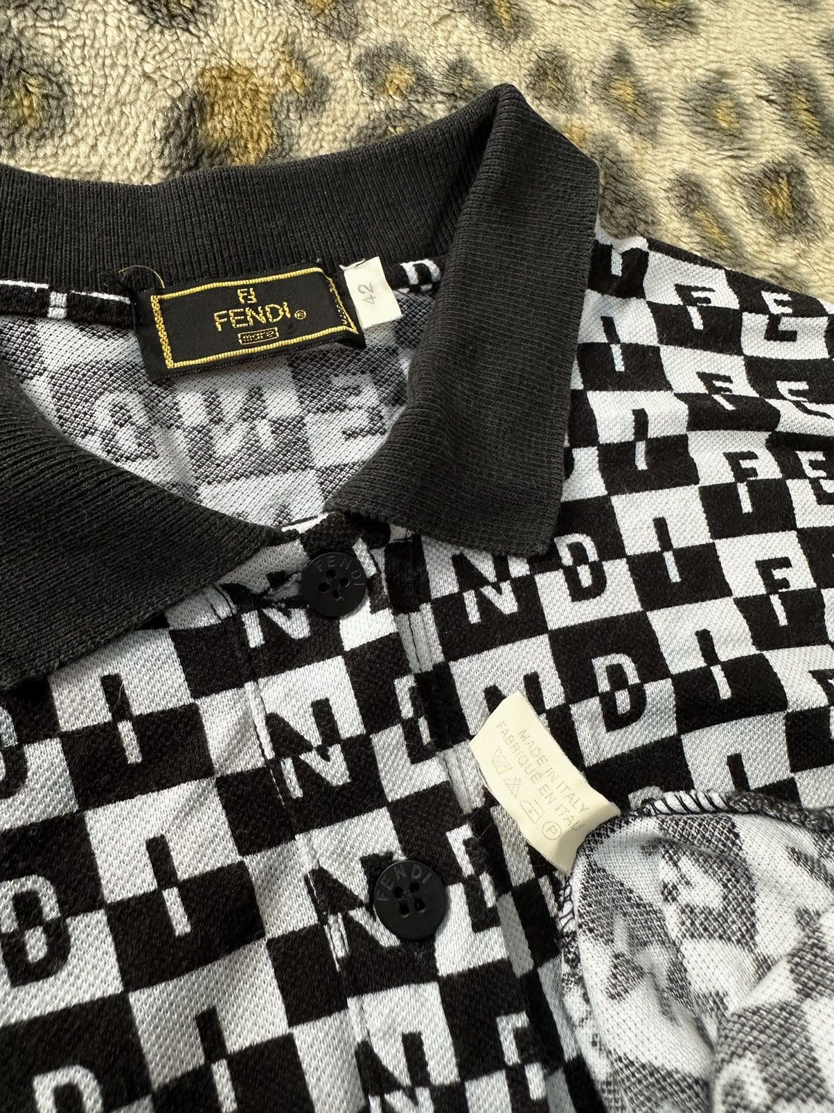 Fendi Vintage fendi polo shirt Size US M / EU 48-50 / 2 - 3 Thumbnail