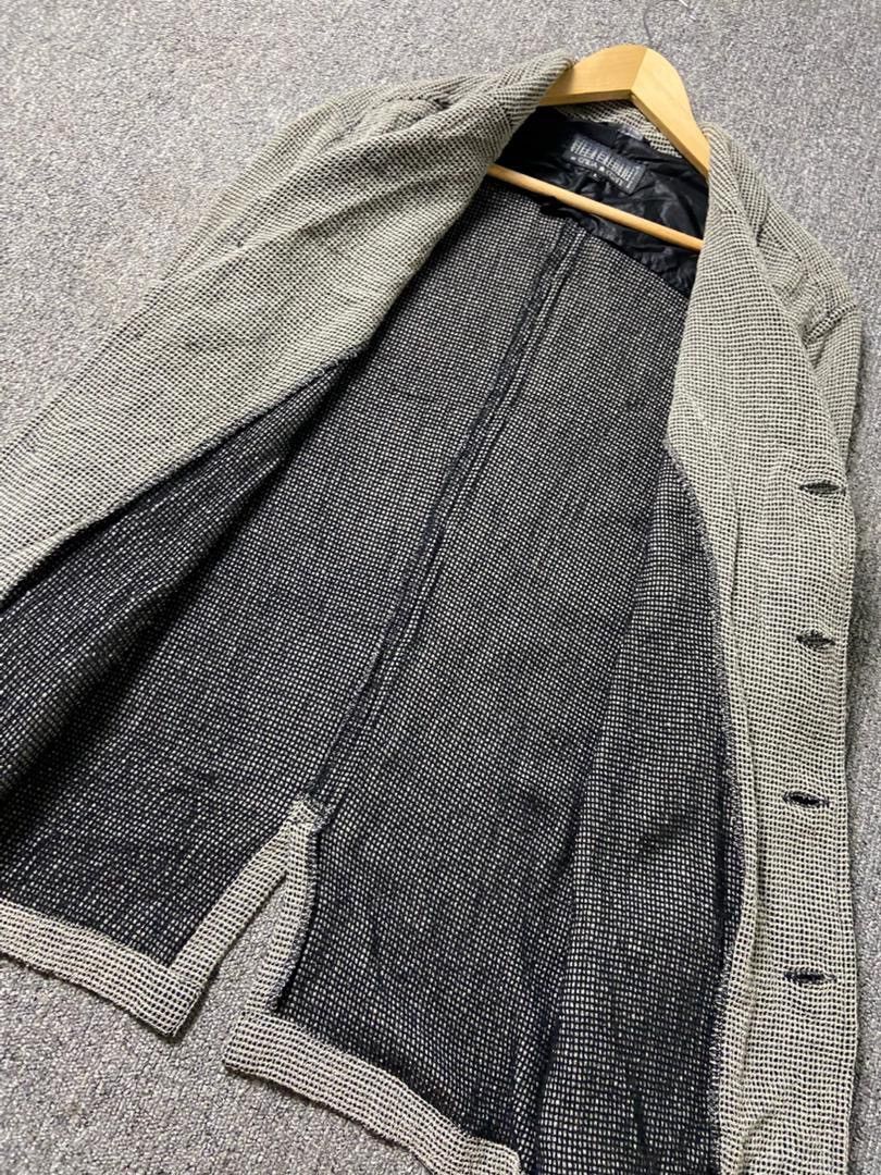 Japanese Brand Villa Caldari Wool Blend Houndstooth Jacket (201) Size US S / EU 44-46 / 1 - 5 Thumbnail