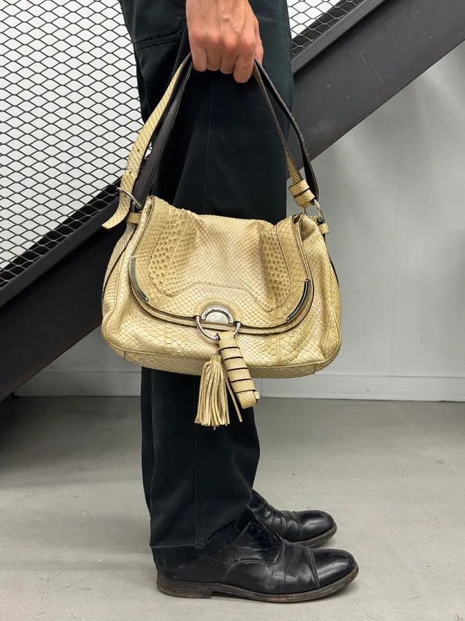 Celine AW2002 Celine Daydream Cream Python Leather Bag by Michael Kors Size ONE SIZE - 3 Thumbnail