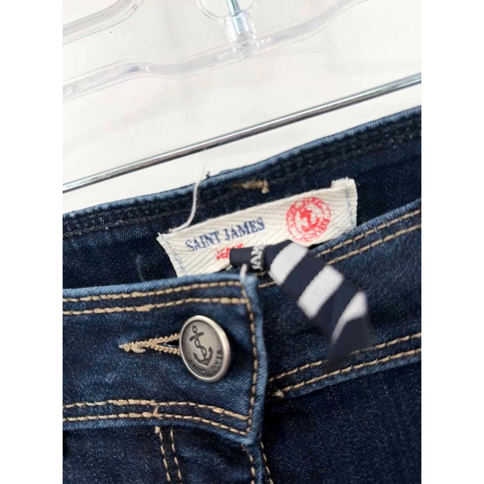 Saint James Saint James Jeans Blue Size 12 Pre-Owned Size 34" / US 12 / IT 48 - 3 Thumbnail
