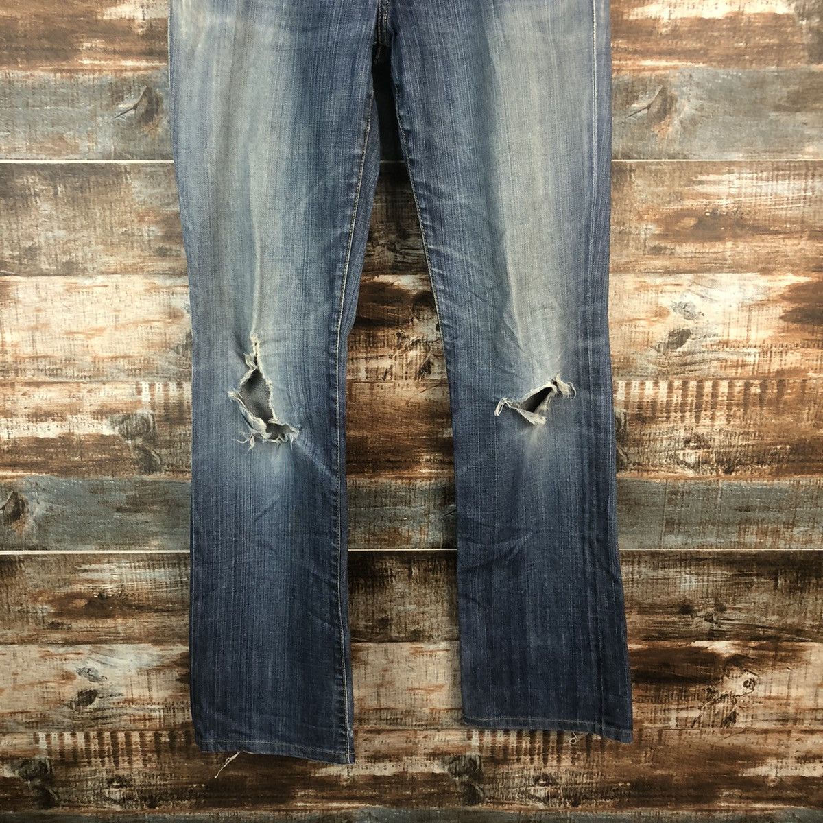 Paper Denim & Cloth DL Paper Denim & Cloth Blue Denim Pants #C256 Size US 27 - 3 Thumbnail